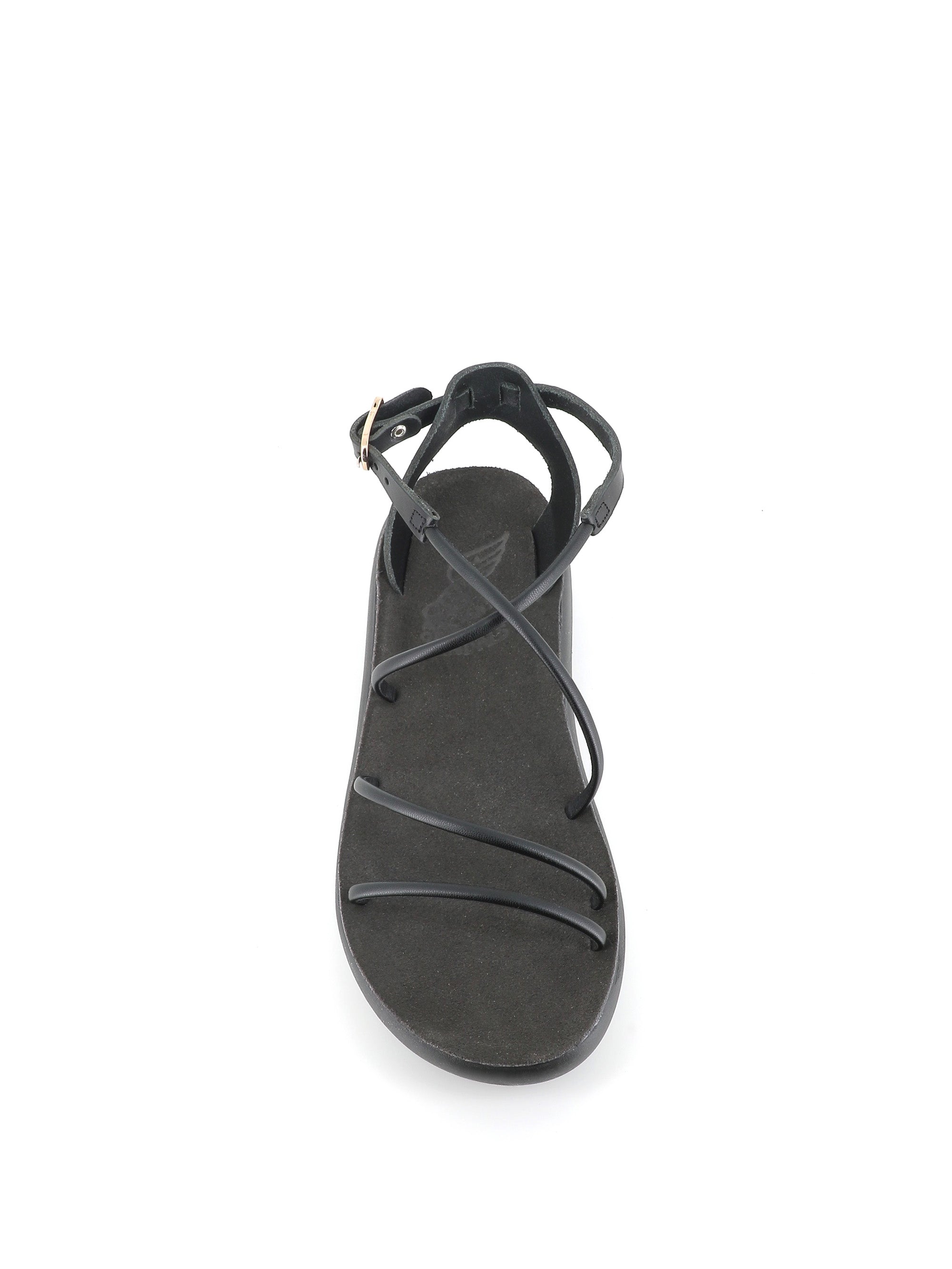  Ancient Greek Sandals Sandalo Anastasia Nero Donna - 5
