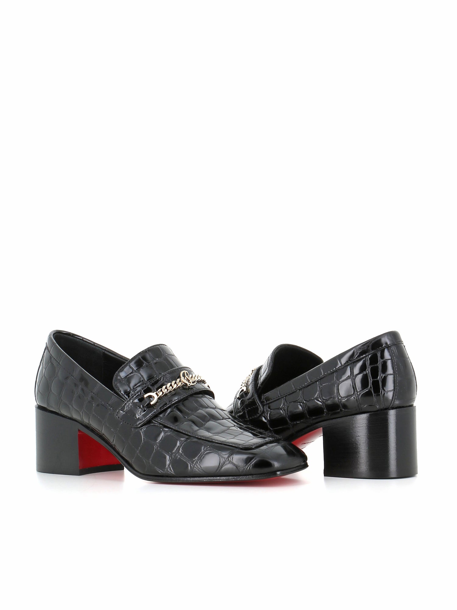  Loafer Mj Moc 50 Christian Louboutin Donna Nero - 1