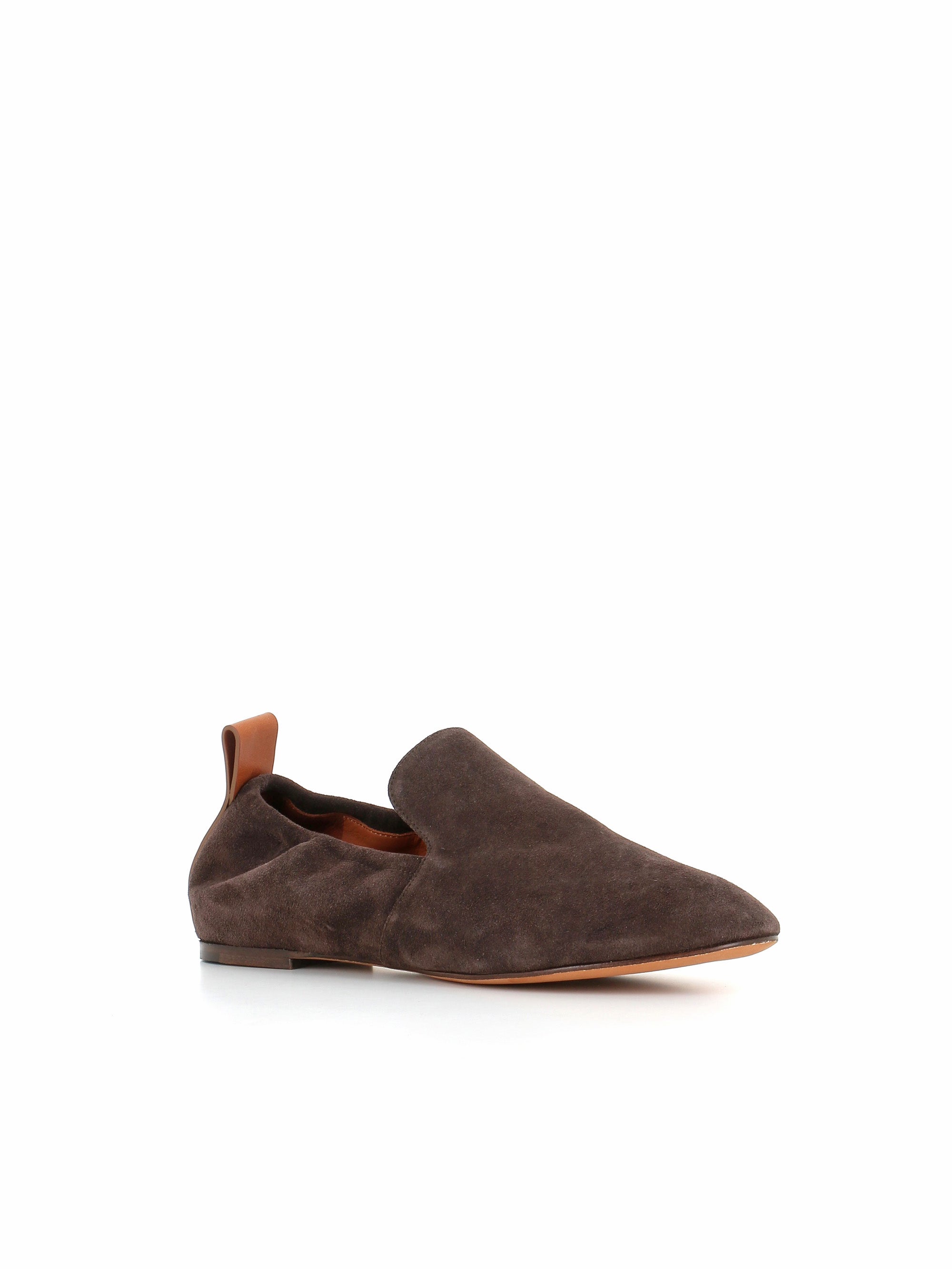  Slipper Lanvin Donna Marrone - 3