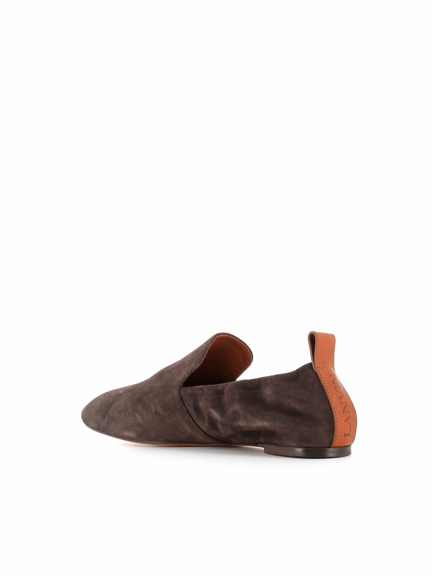  Slipper Lanvin Donna Marrone - 4