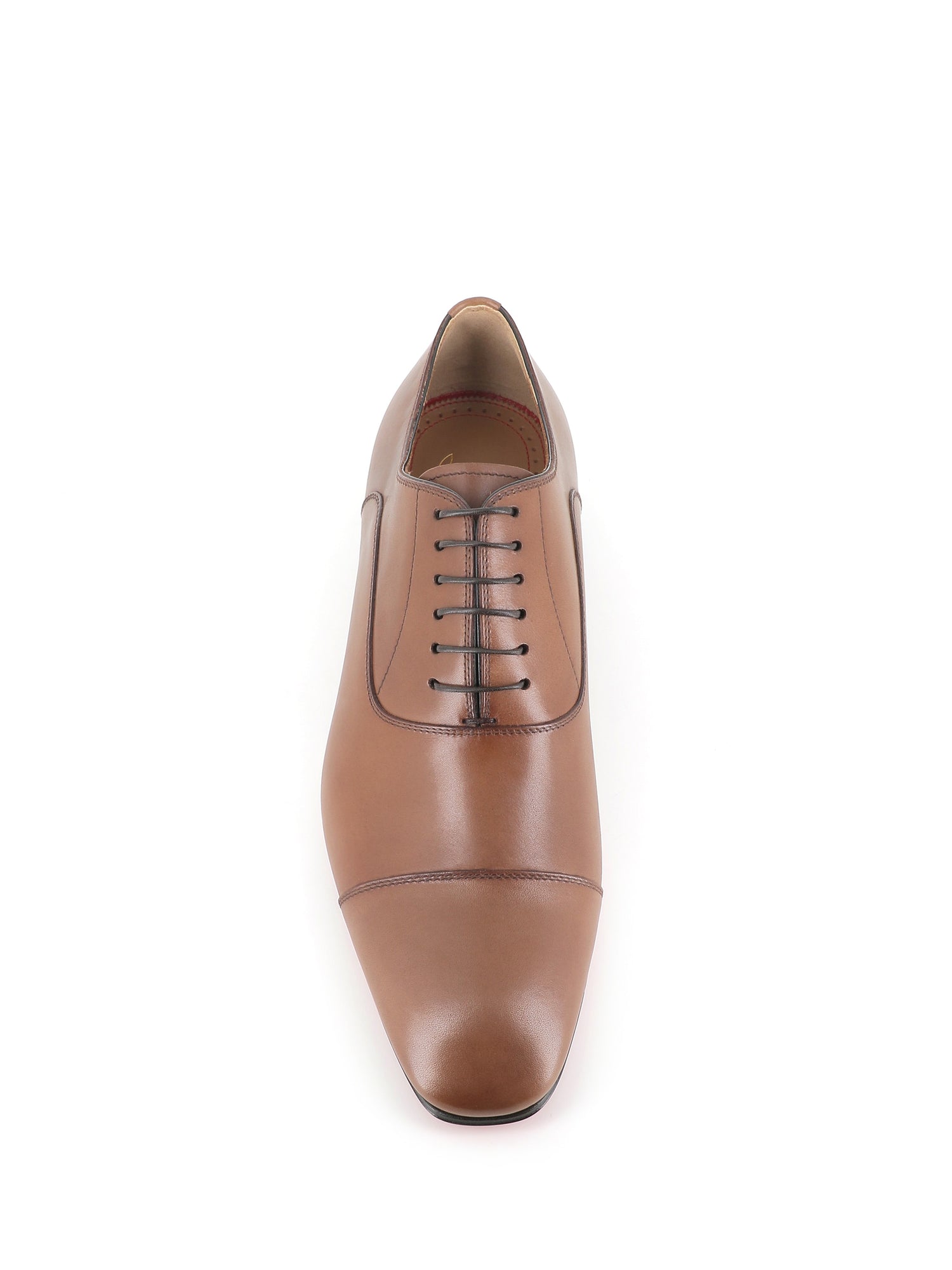  Oxford Greggo Flat Christian Louboutin Uomo Marrone - 4