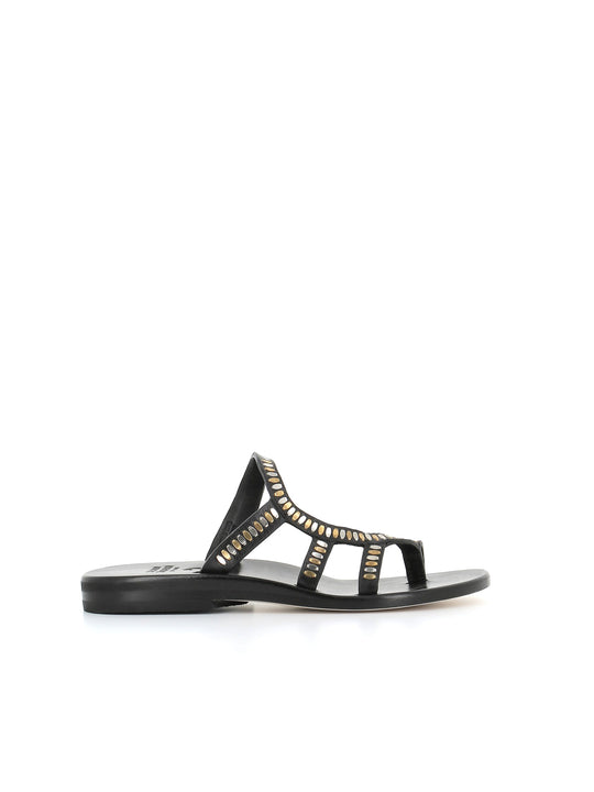 Calleen Cordero Sandalo Cruz N Sandal Nero Donna