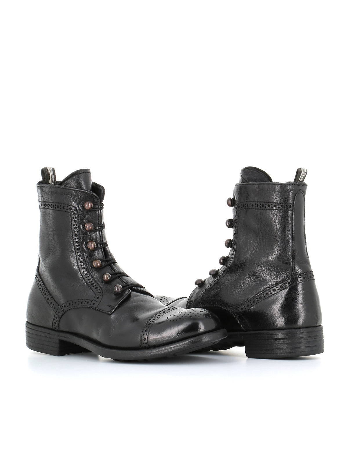  Lace-up Boot Calixte/023 Officine Creative Donna Nero - 1