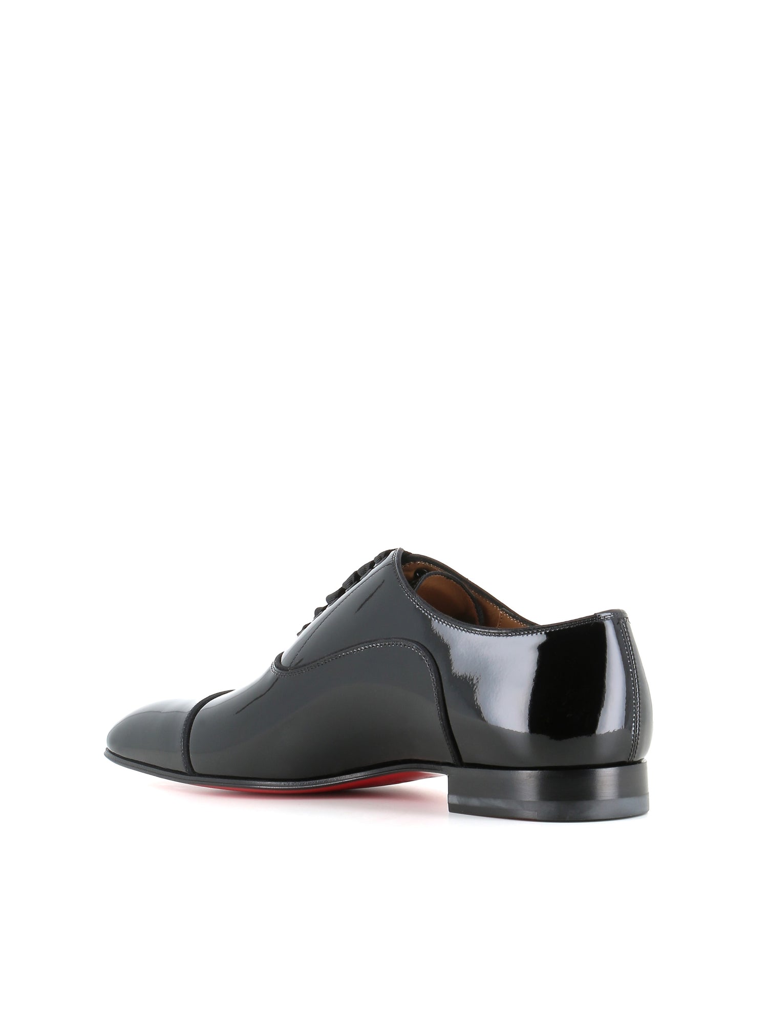  Christian Louboutin Oxford Greggo Flat Nero Uomo - 4