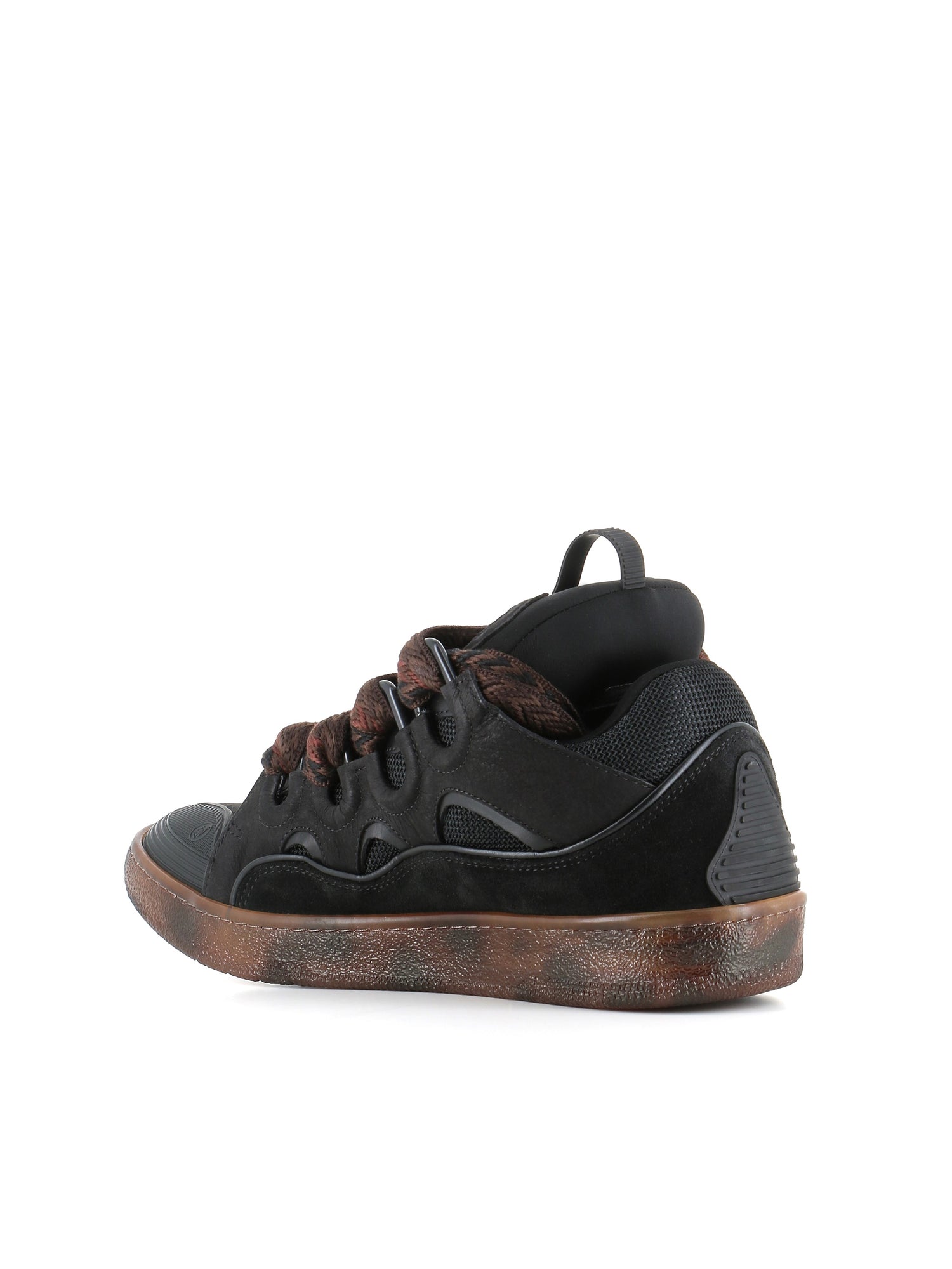  Sneaker Curb Lanvin Uomo Nero - 4