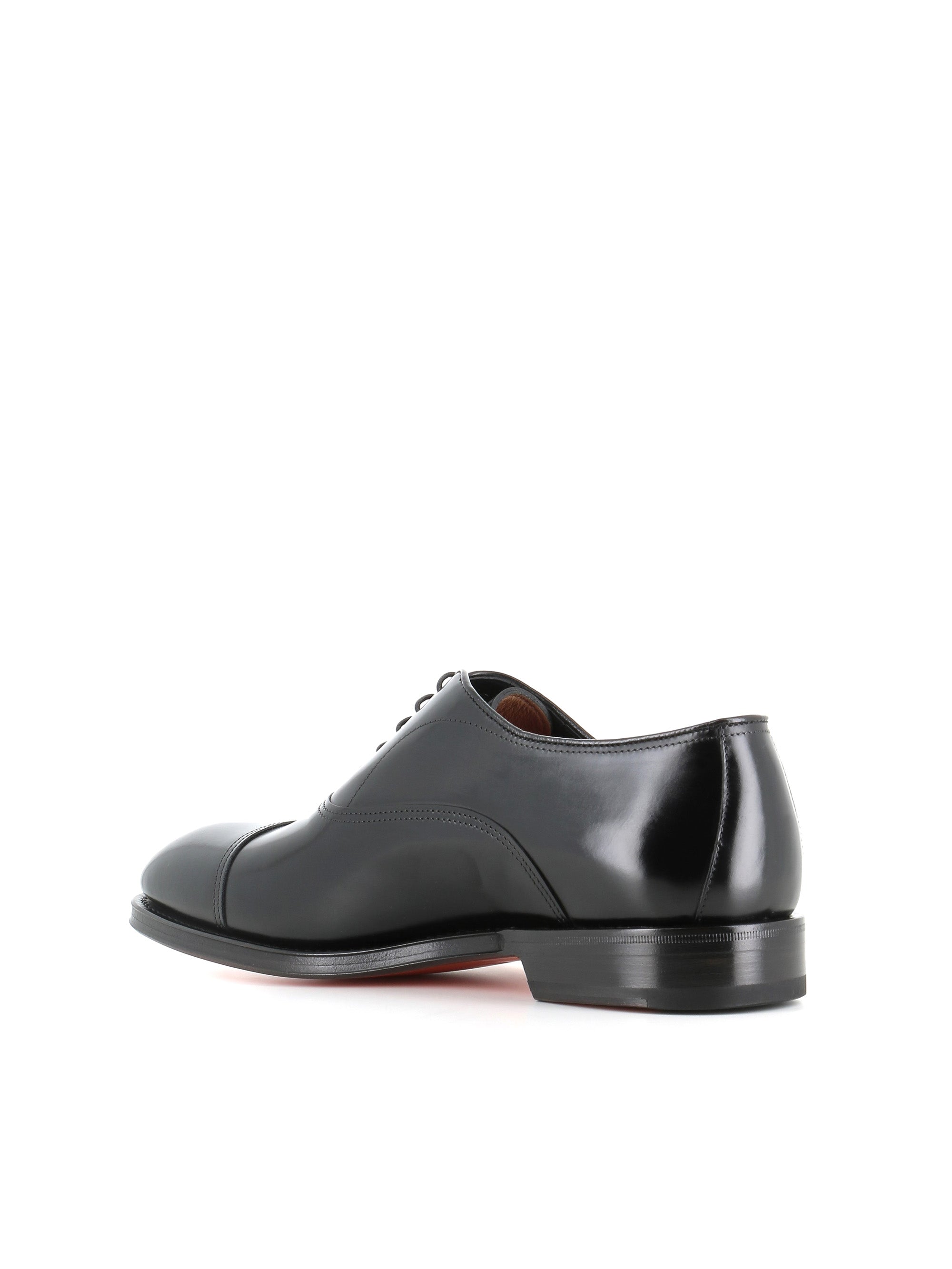  Oxford Santoni Uomo Nero - 4