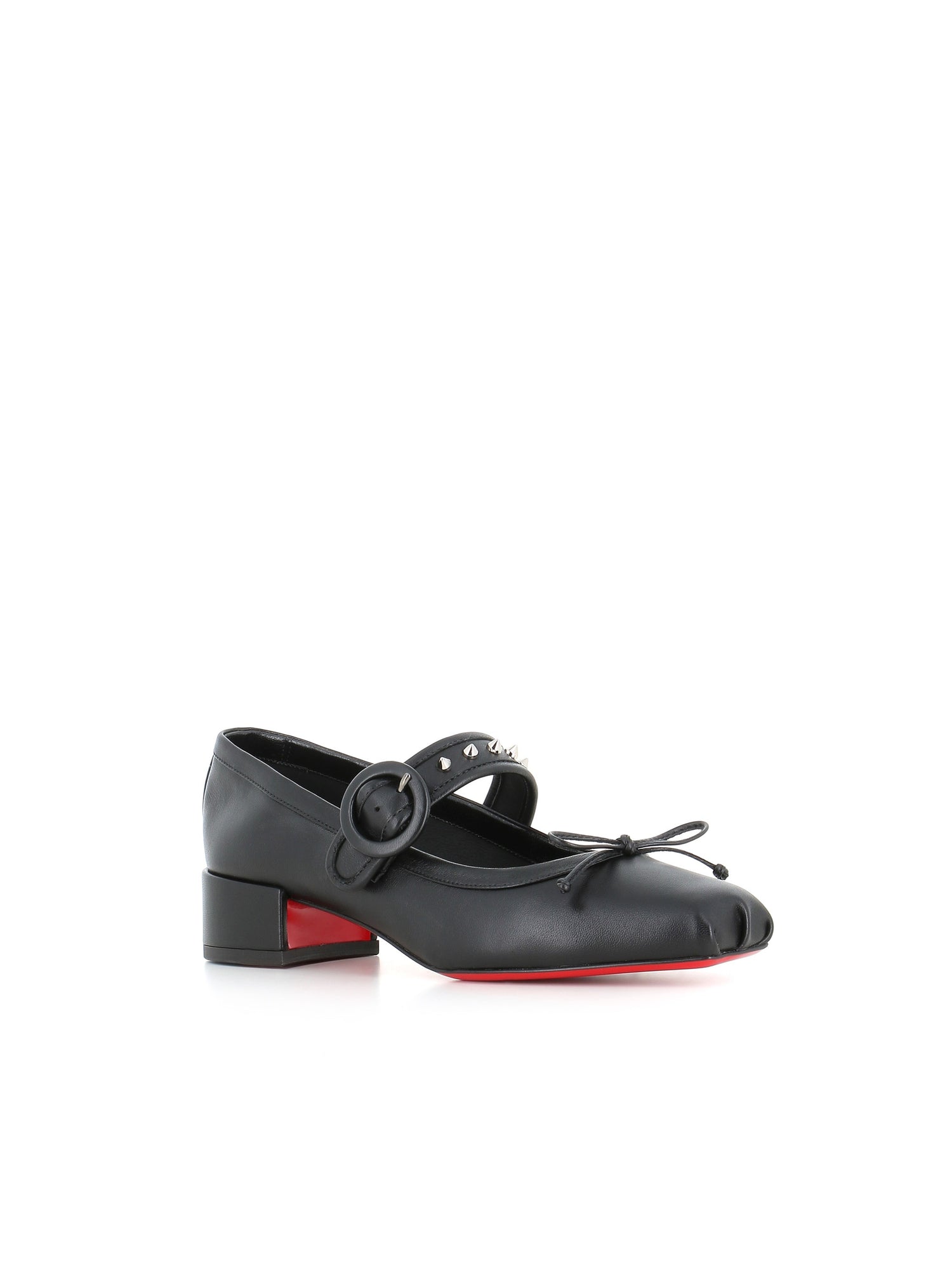  Ballerina Mama Strapita Spikes 30 Christian Louboutin Donna Nero - 3