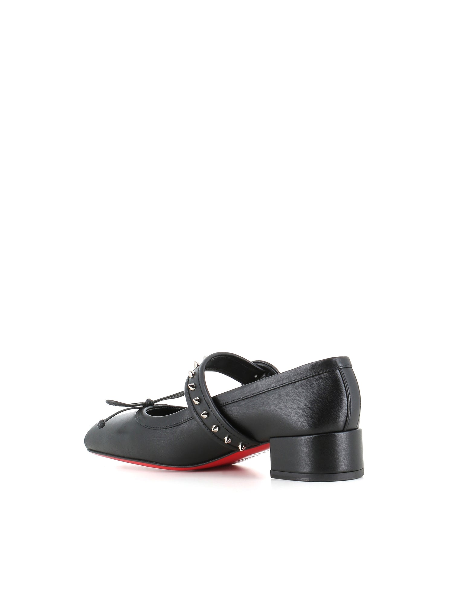  Ballerina Mama Strapita Spikes 30 Christian Louboutin Donna Nero - 4