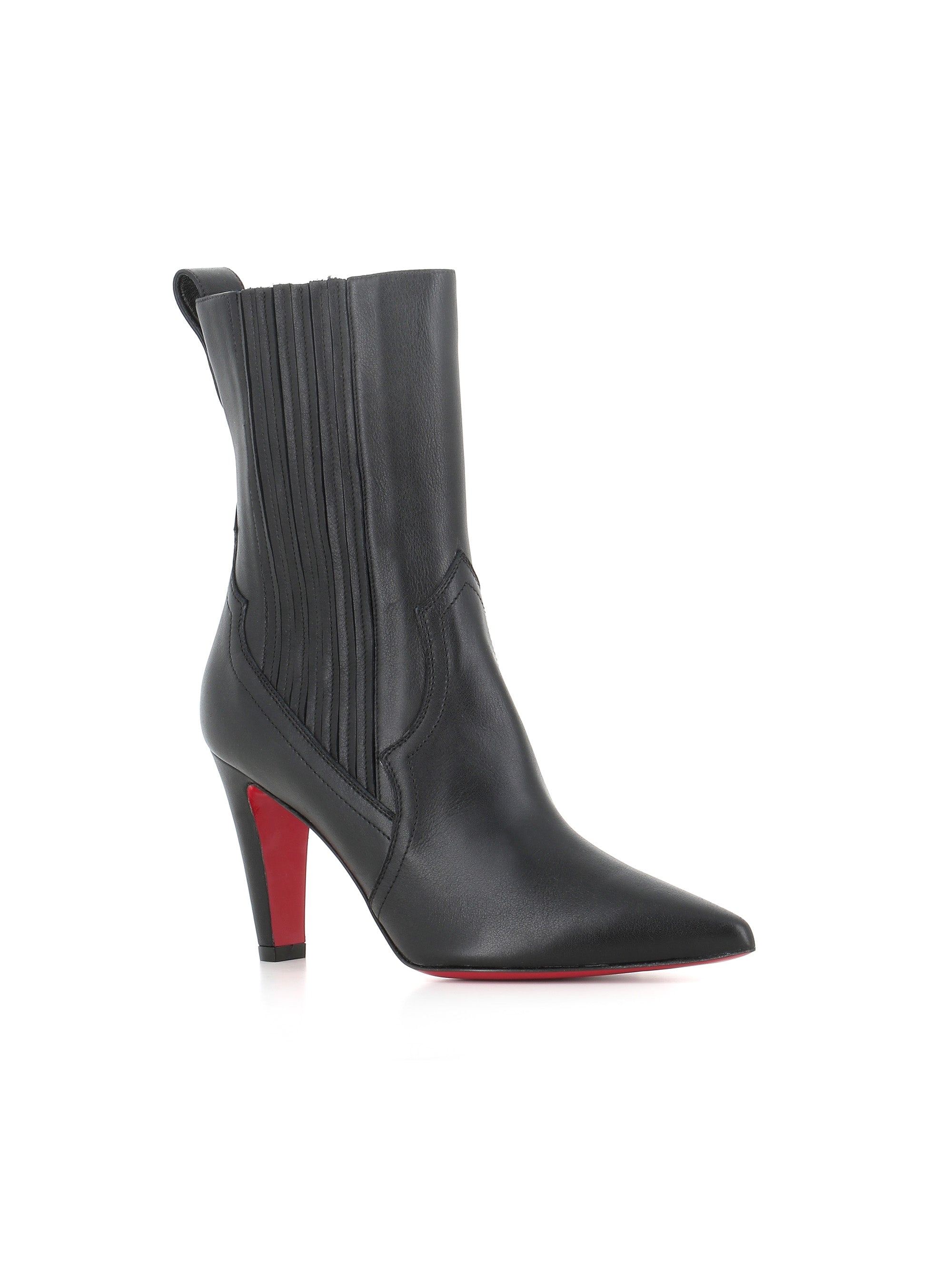  Boot Santigag 85 Christian Louboutin Donna Nero - 2