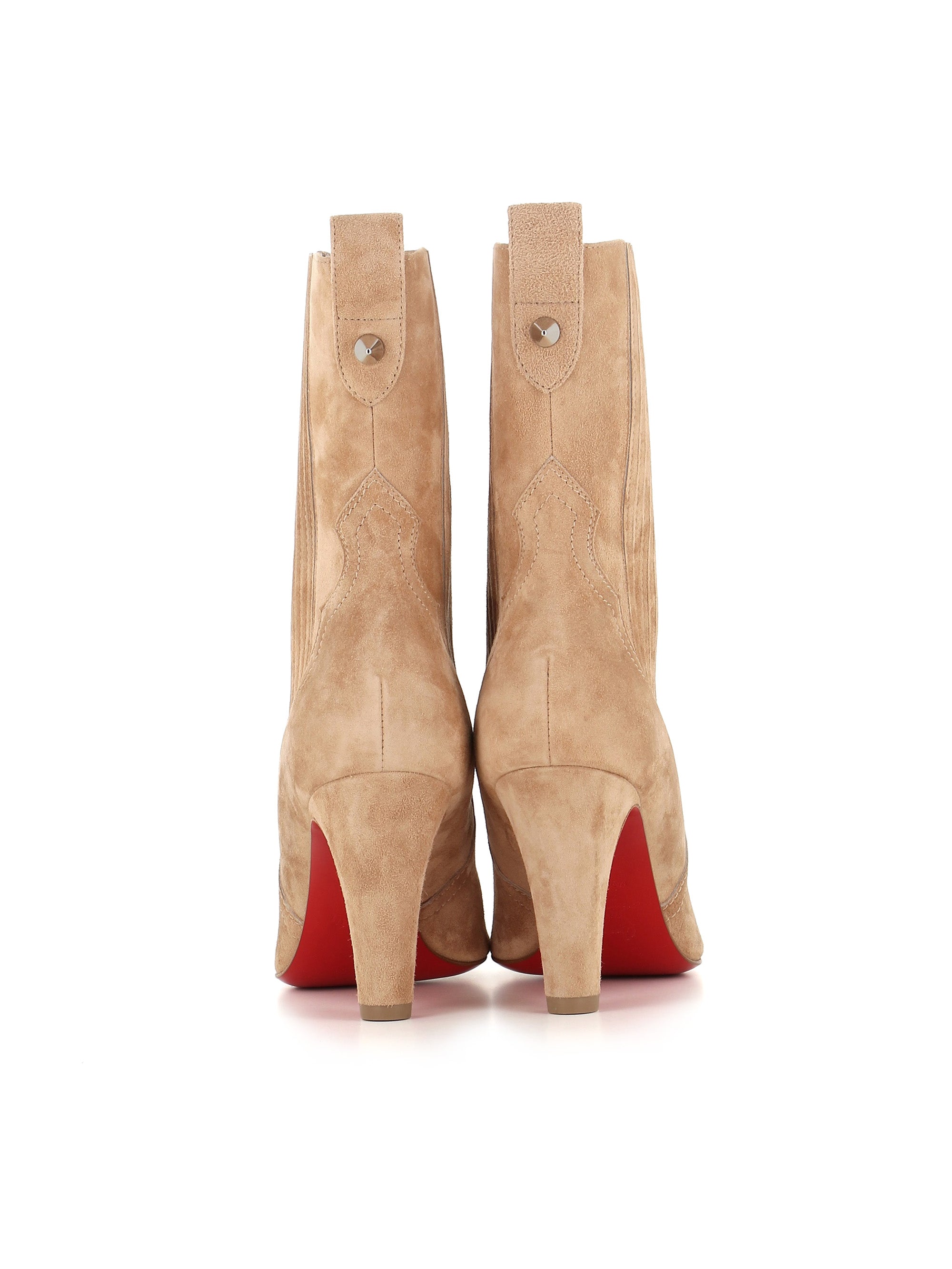  Boot Santigag 85 Christian Louboutin Donna Marrone - 2