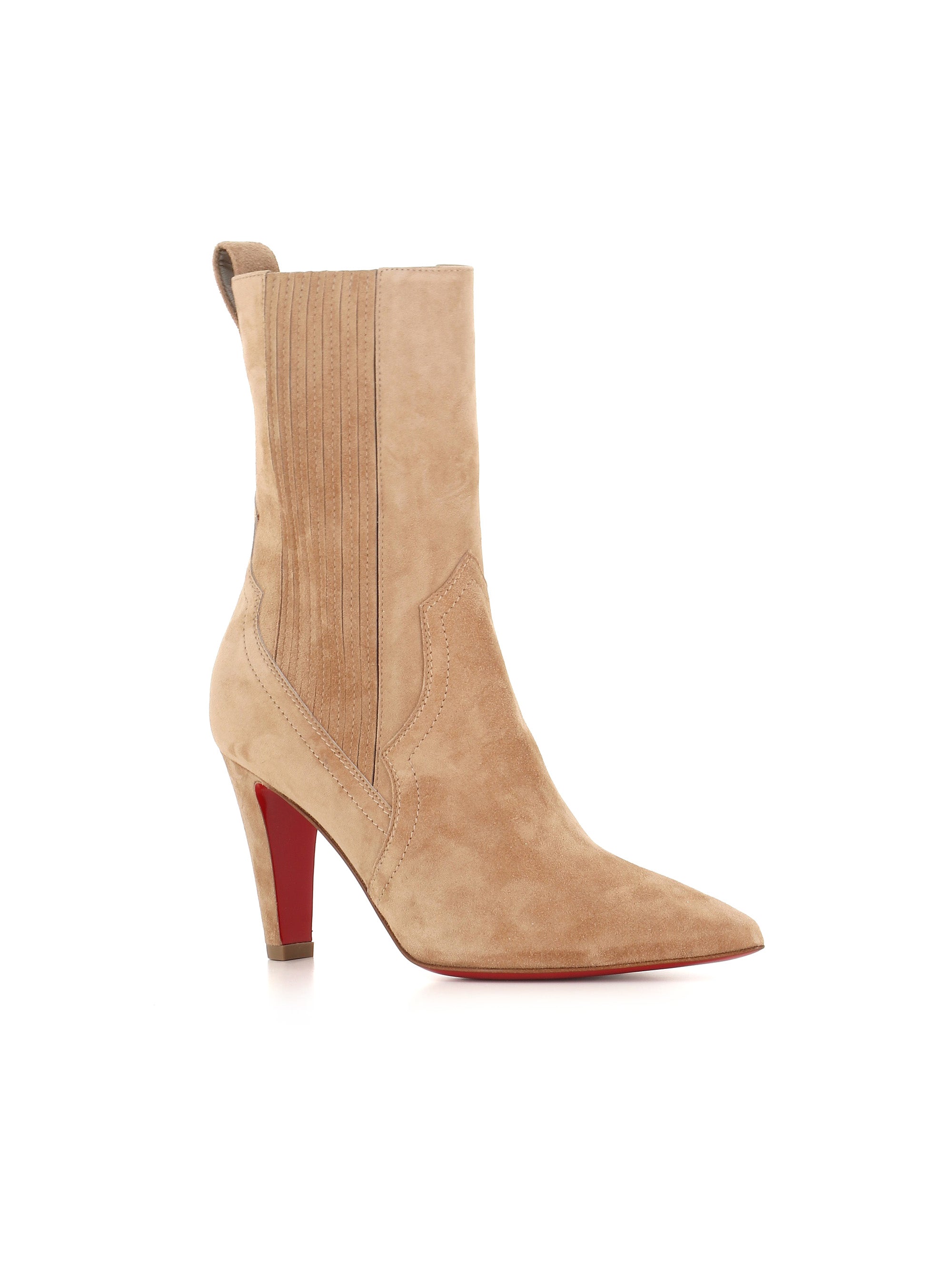  Boot Santigag 85 Christian Louboutin Donna Marrone - 3