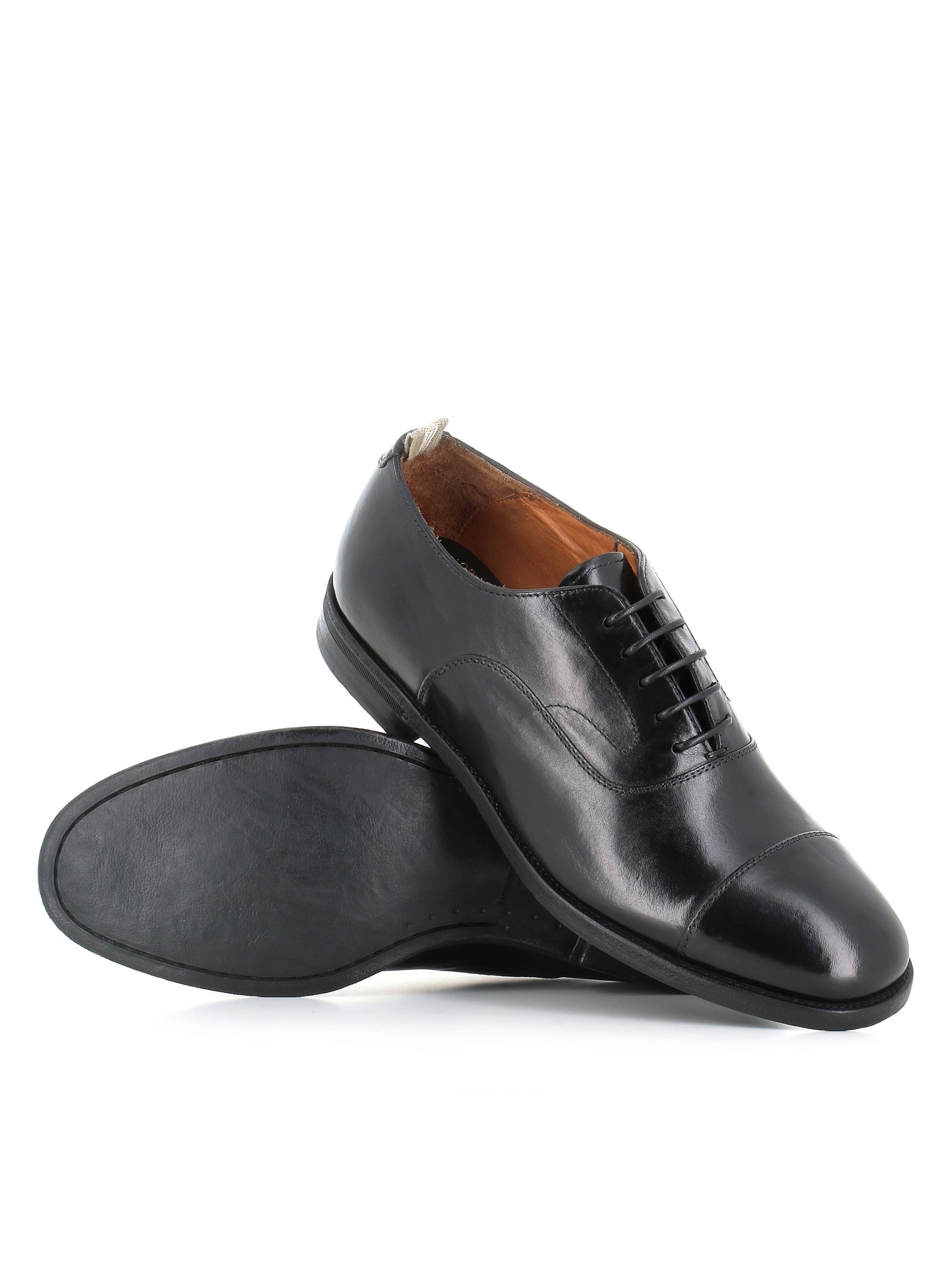  Derby Vanderbilt Caou/011 Officine Creative Uomo Nero - 1