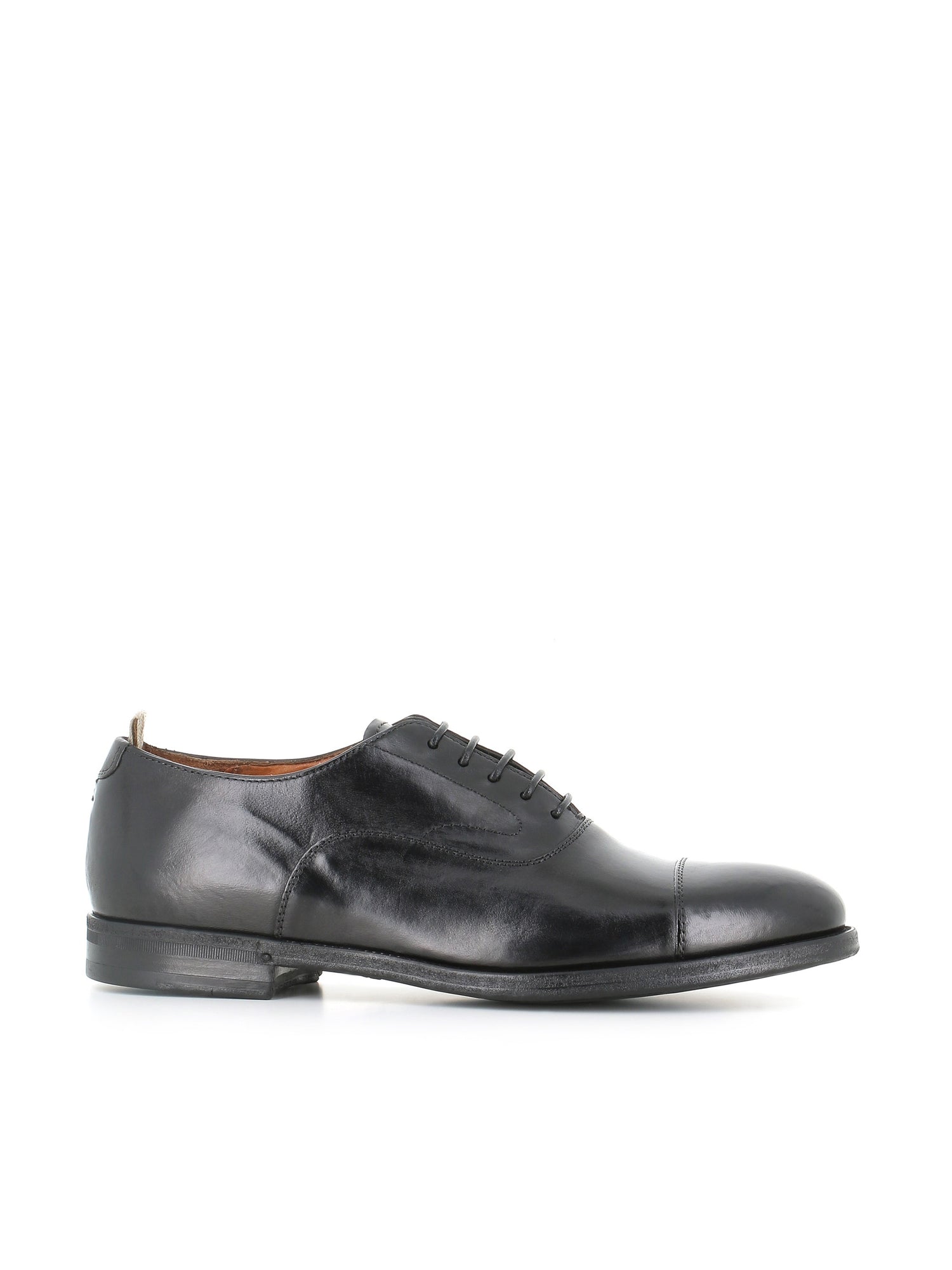  Derby Vanderbilt Caou/011 Officine Creative Uomo Nero - 2