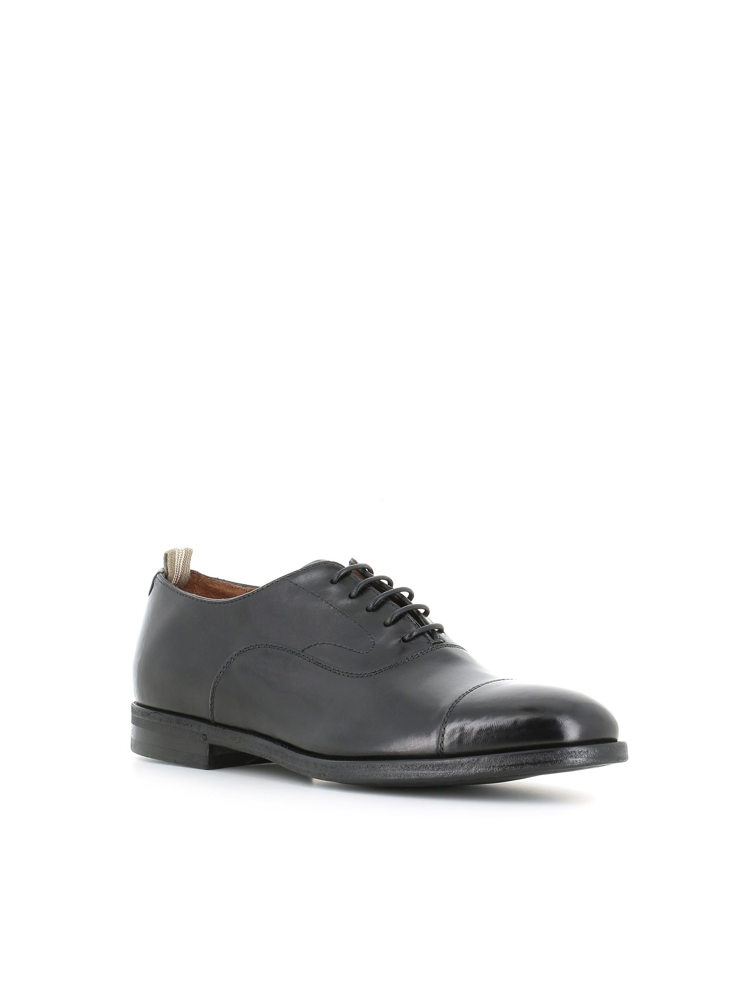  Derby Vanderbilt Caou/011 Officine Creative Uomo Nero - 3