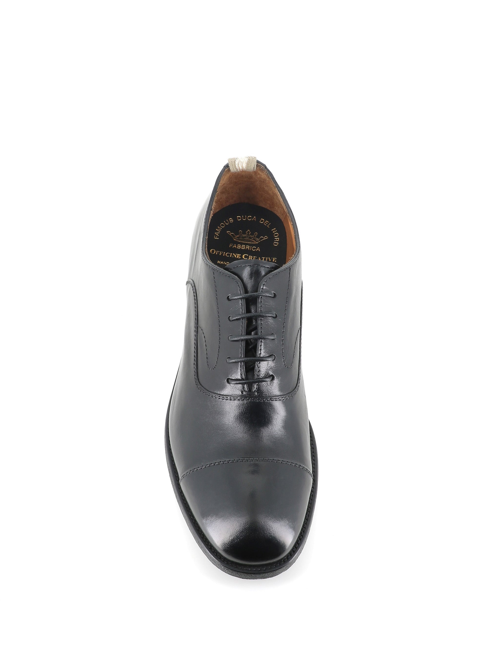  Derby Vanderbilt Caou/011 Officine Creative Uomo Nero - 5