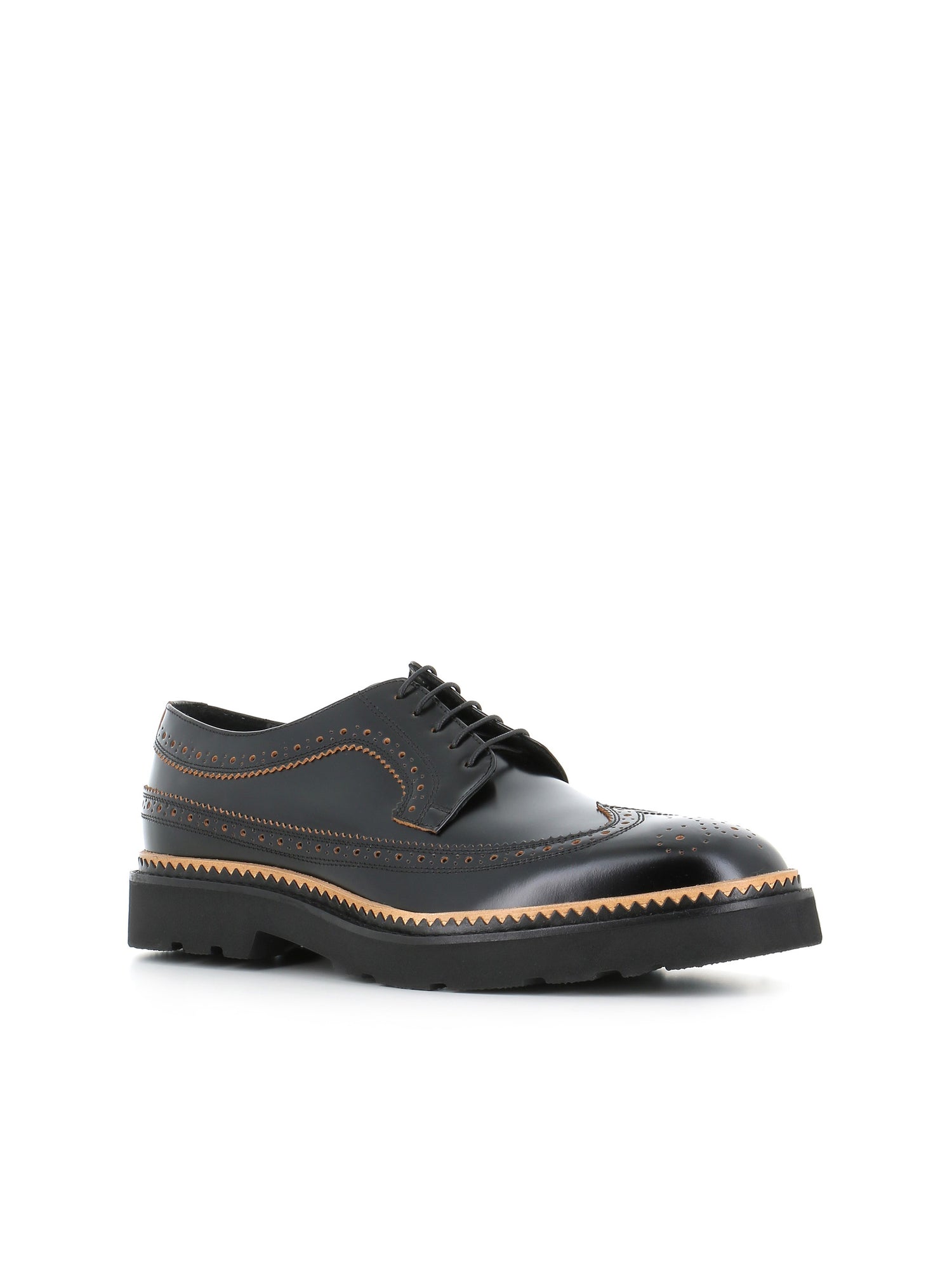  Brogue Count Paul Smith Uomo Nero - 3