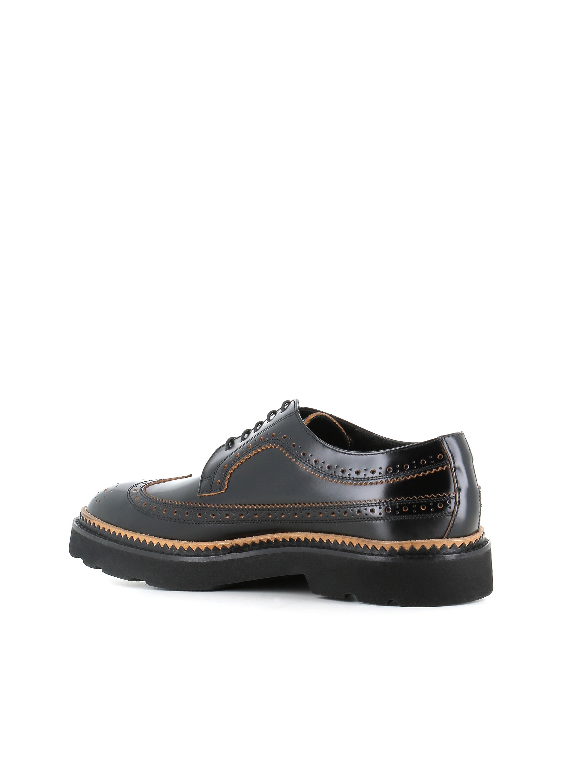  Brogue Count Paul Smith Uomo Nero - 4