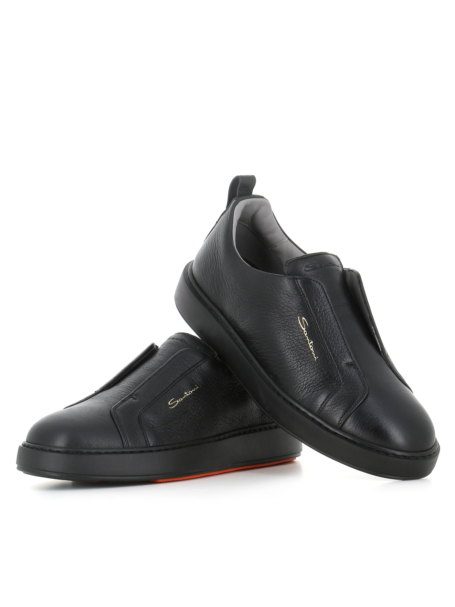  Sneaker Victor Santoni Uomo Nero - 2