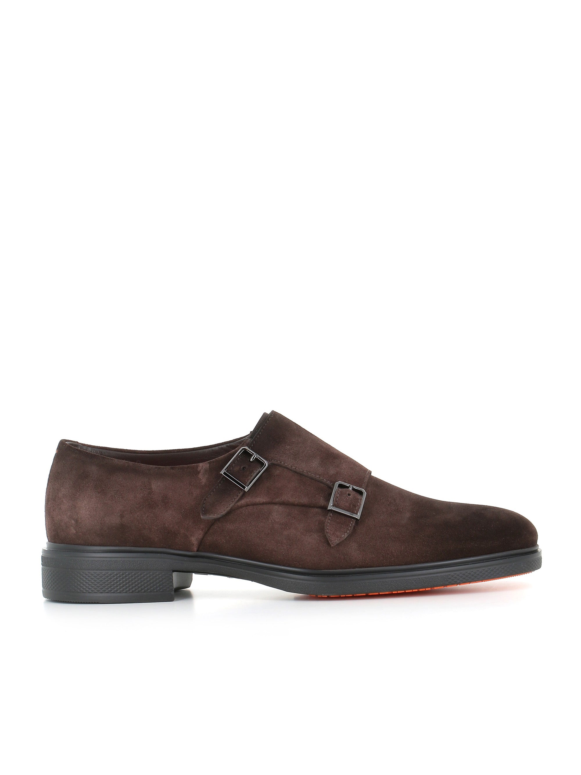  Double Buckle Easy Santoni Uomo Marrone - 1