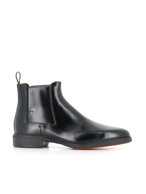 Santoni Chelsea Easy Nero Uomo