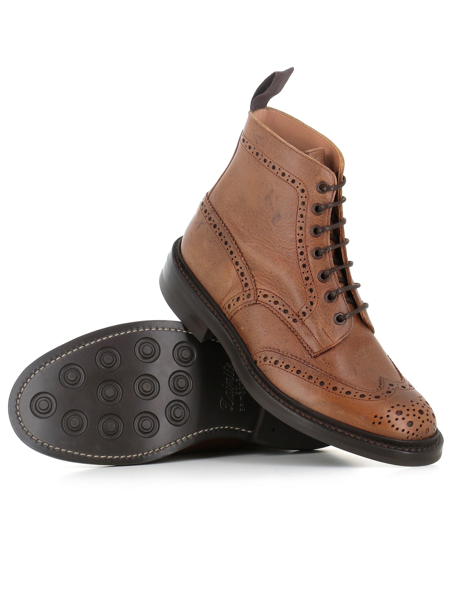  Lace-up Boot Stow Tricker's Uomo Marrone - 2