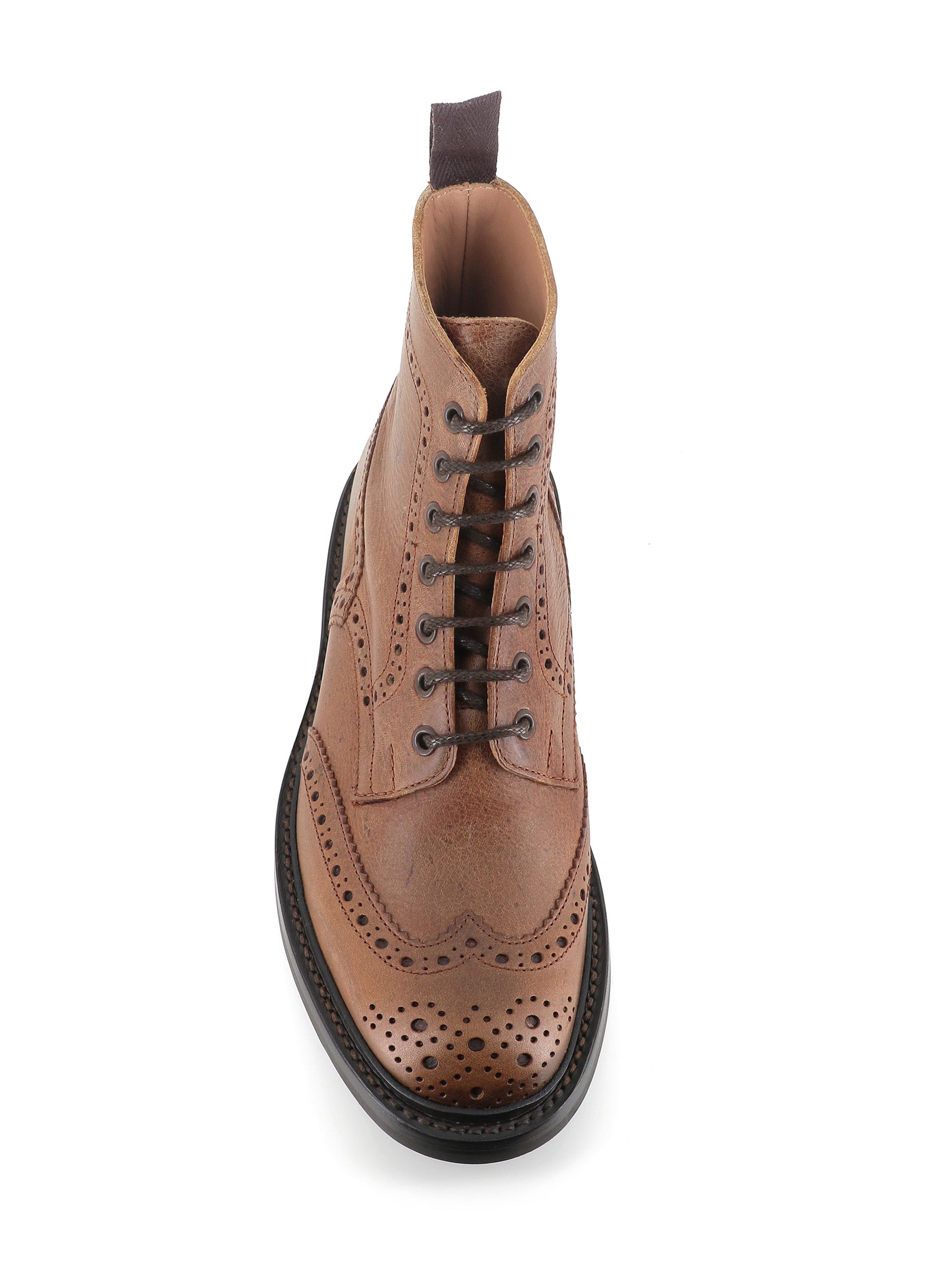  Lace-up Boot Stow Tricker's Uomo Marrone - 5