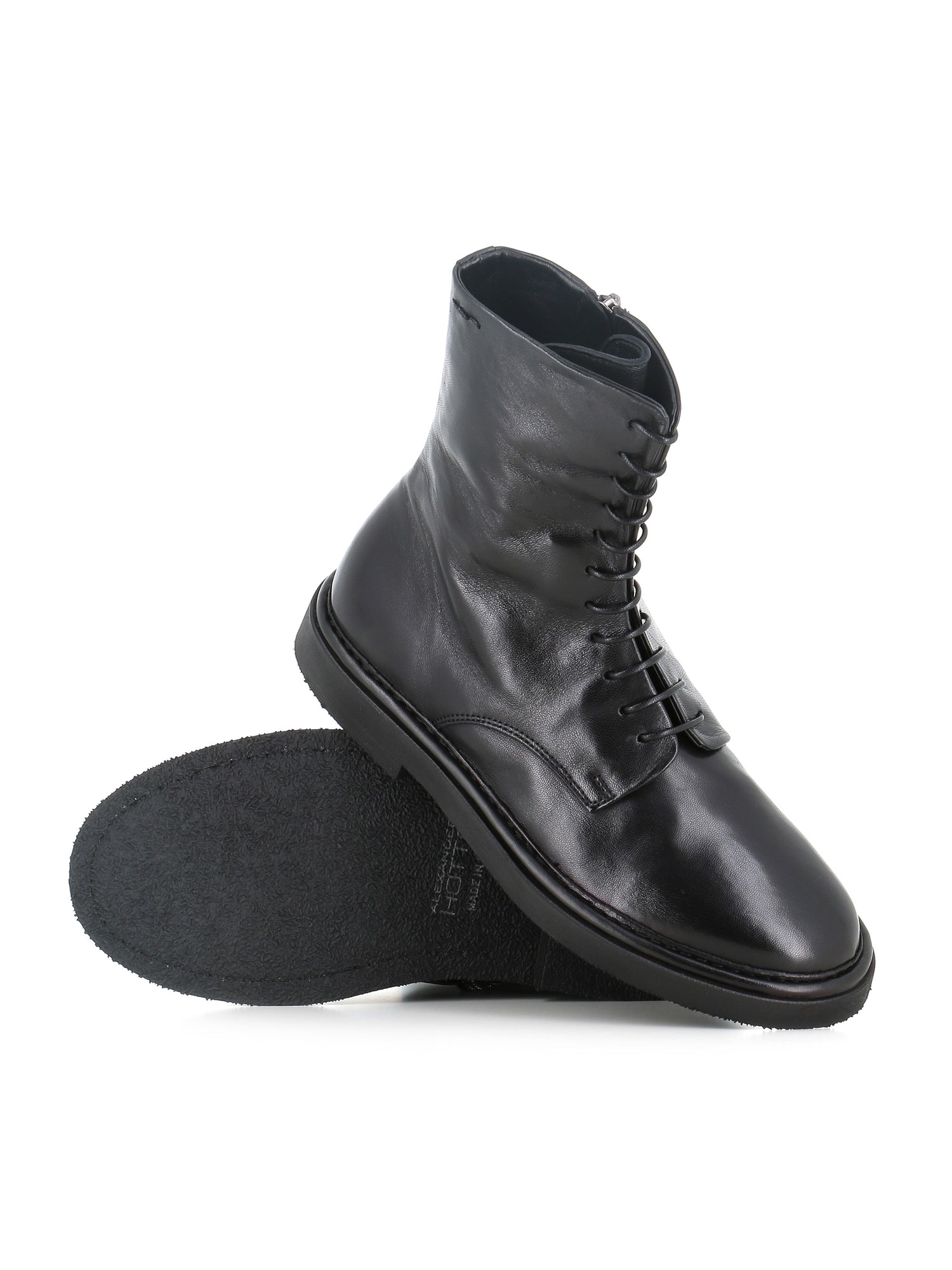  Lace-up Boot 68636 Alexander Hotto Donna Nero - 2