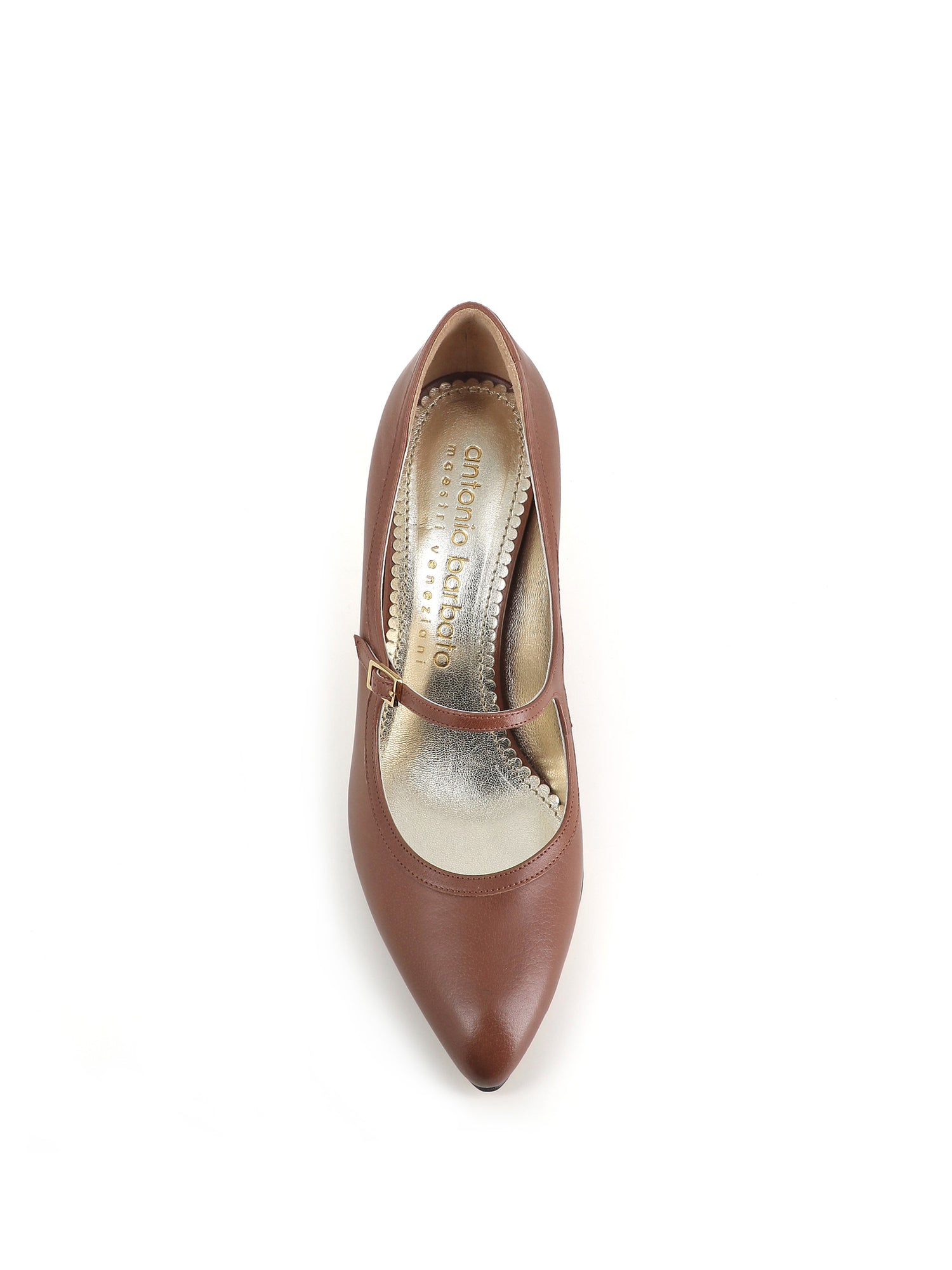  Antonio Barbato Maestri Veneziani Décolleté 0488 745-70 Marrone Donna - 4