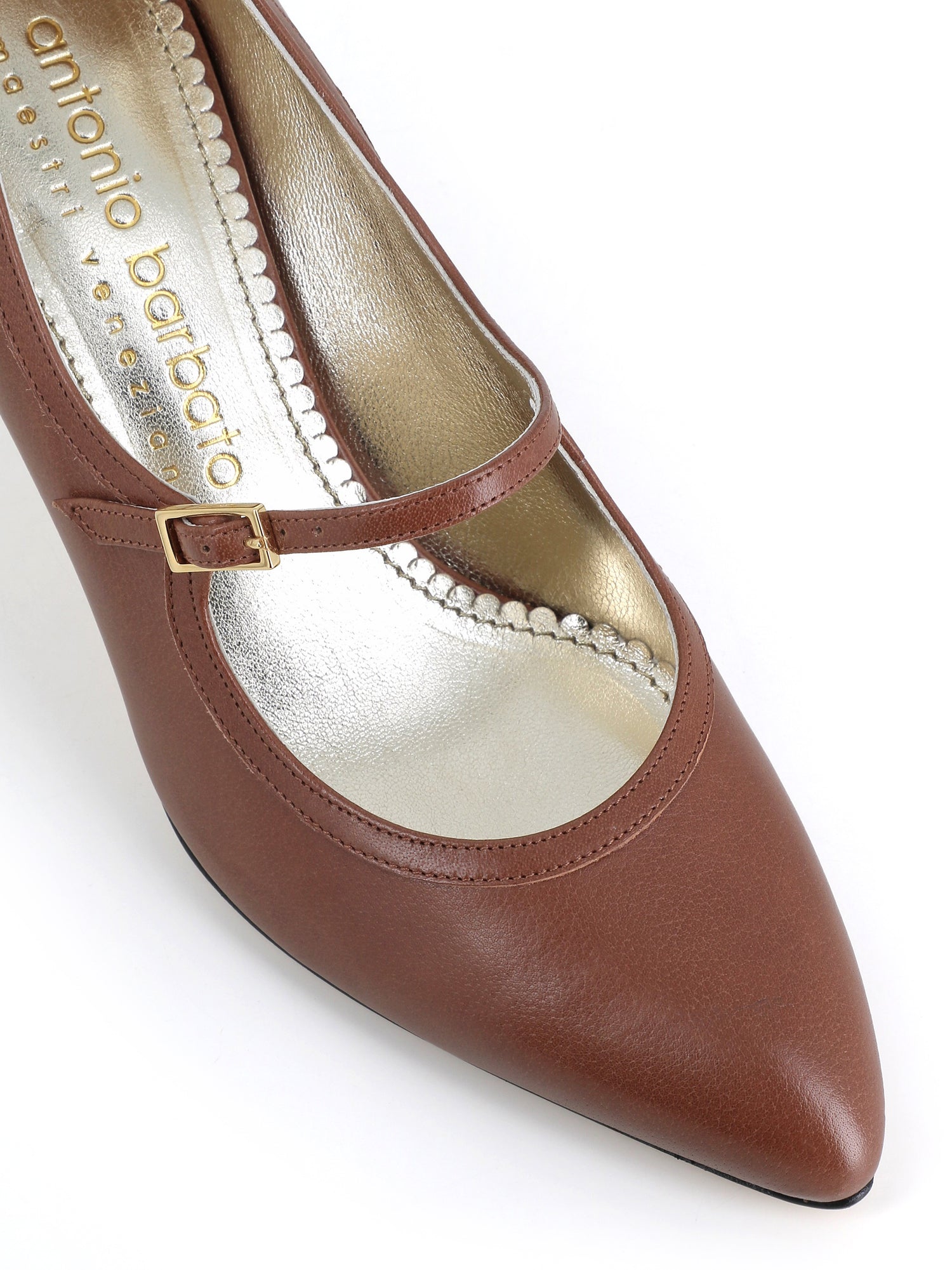  Antonio Barbato Maestri Veneziani Décolleté 0488 745-70 Marrone Donna - 5