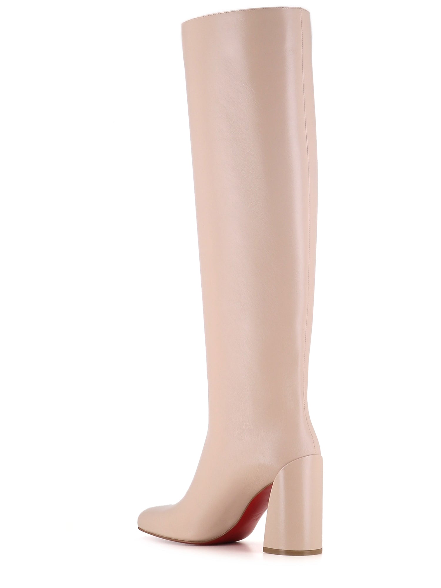  Christian Louboutin Stivale Janita 85 Bianco Donna - 4