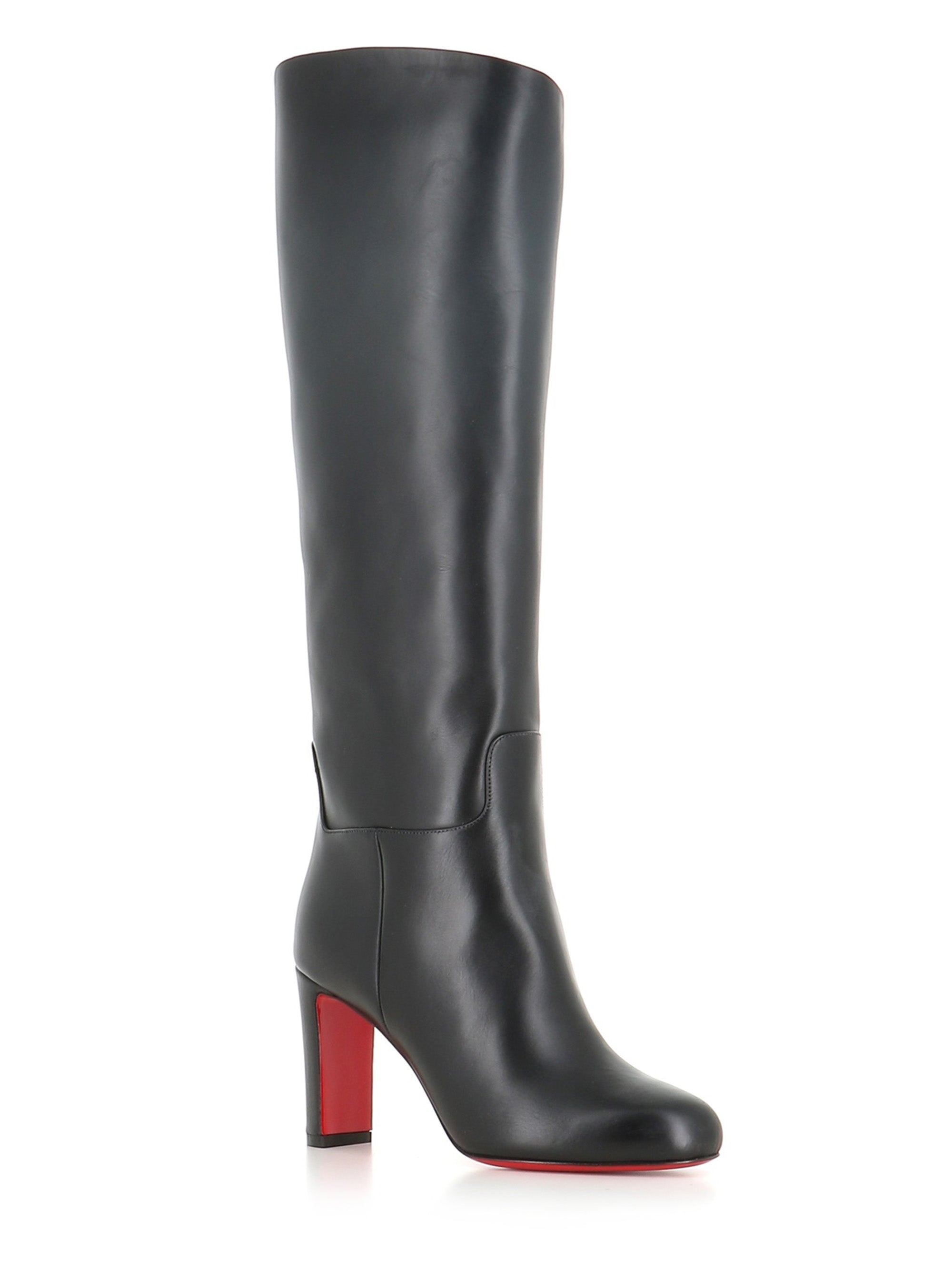  Christian Louboutin Stivale Loo Botta 85 Nero Donna - 3
