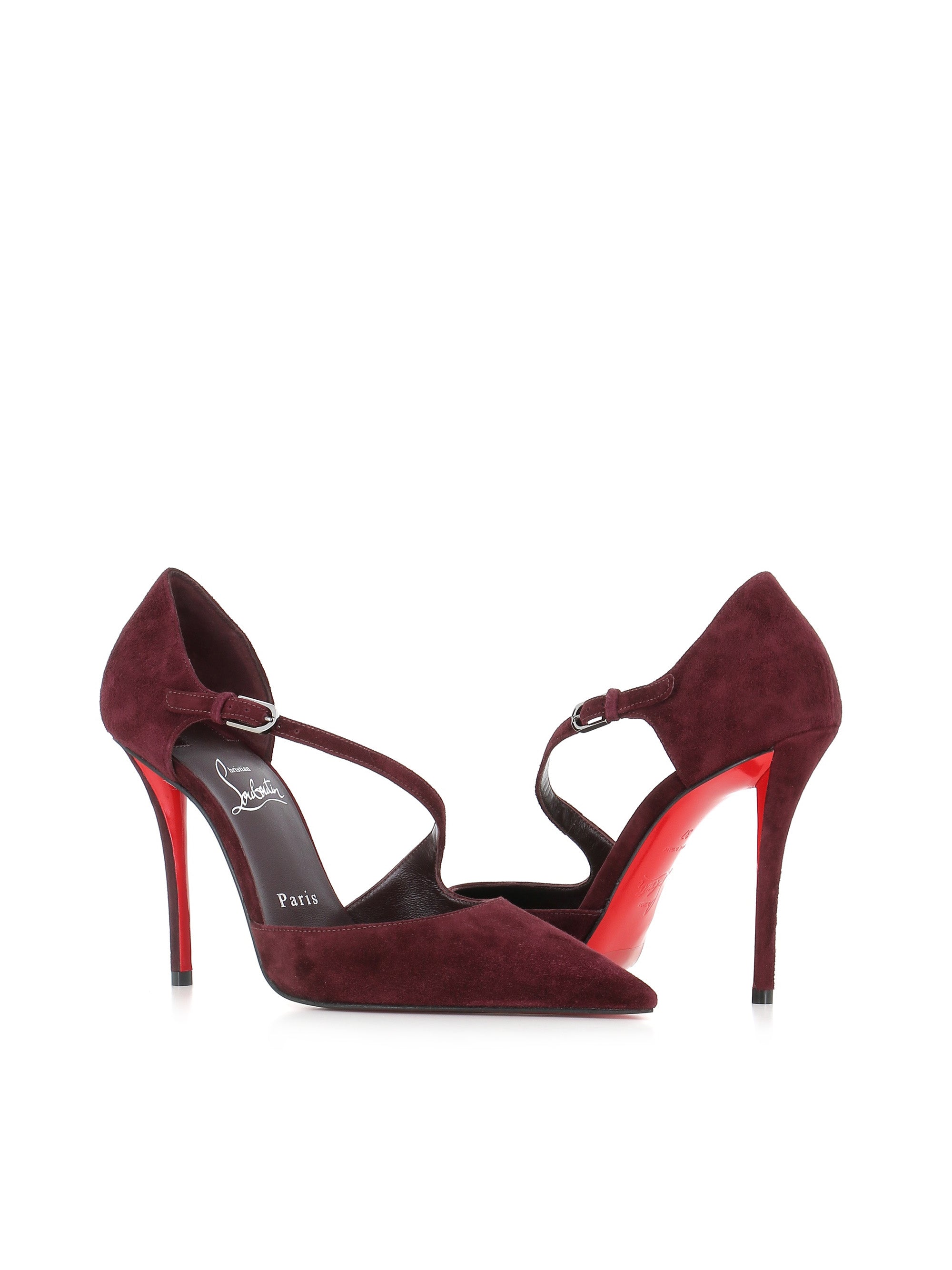  Christian Louboutin Décolleté Miss Zyggyta 100 Viola Donna - 4