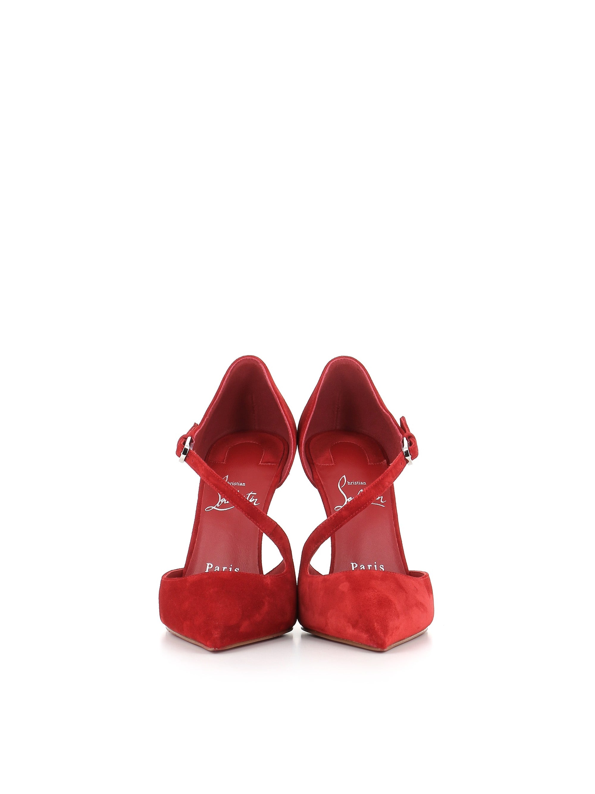  Décolleté Miss Zyggyta 100 Christian Louboutin Donna Rosso - 1