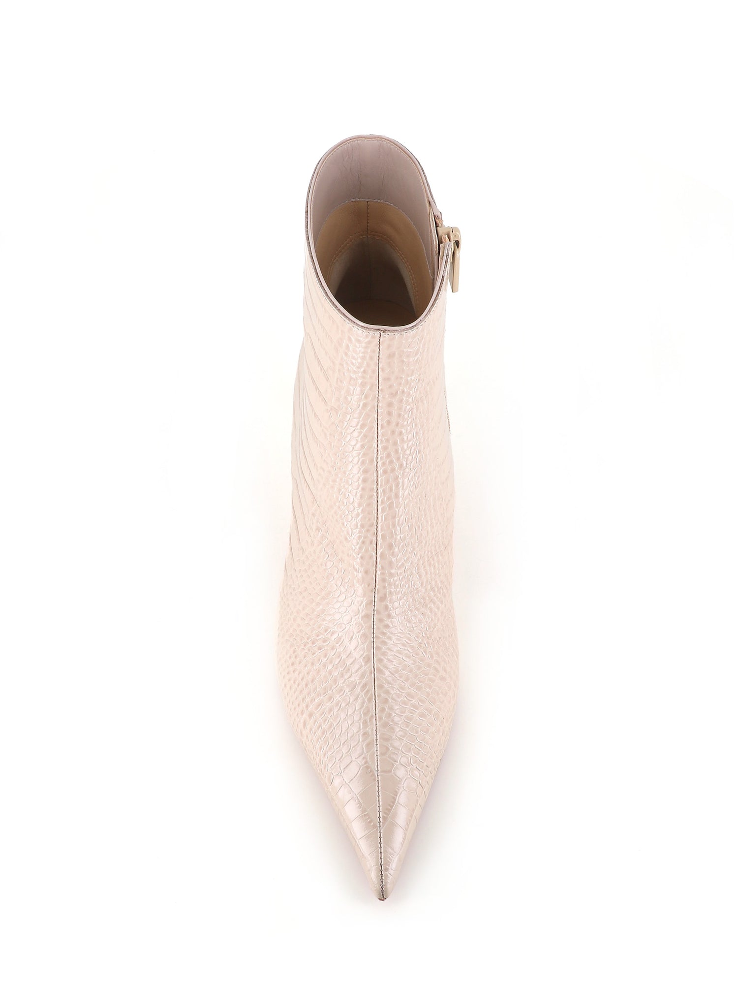  Christian Louboutin Stivaletto Miss Z Booty 80 Grigio Donna - 4