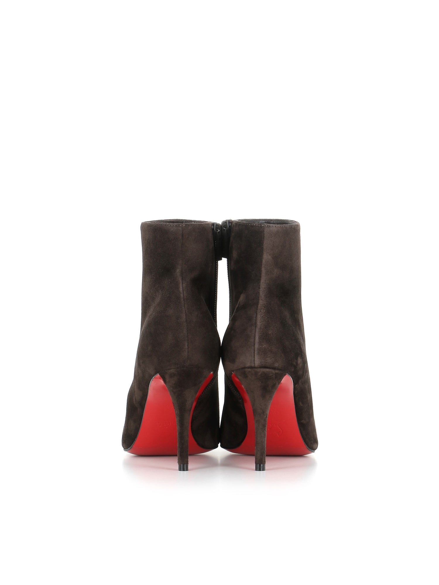  Ankle Boot Miss Z Booty 80 Christian Louboutin Donna Marrone - 2