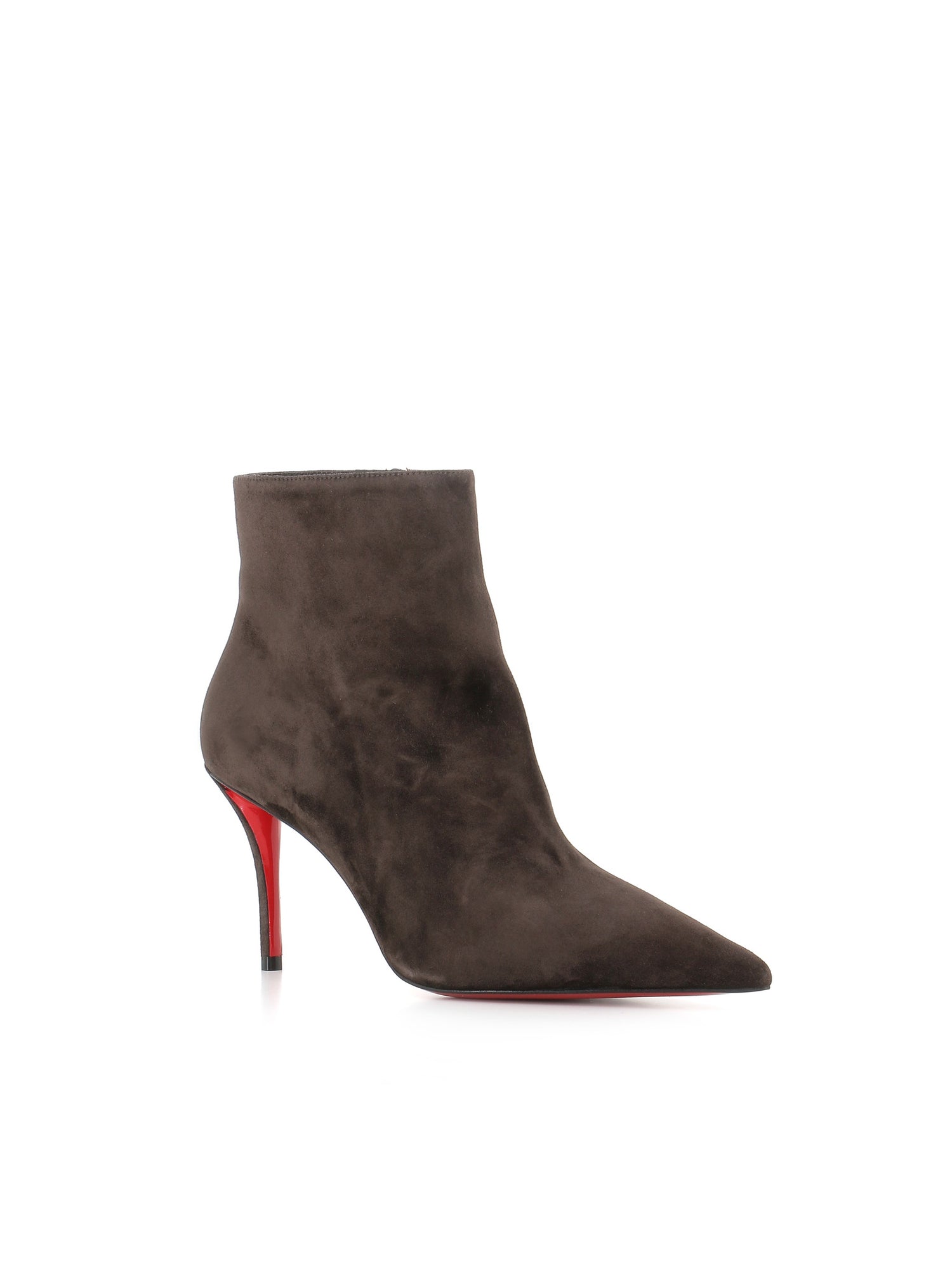 Ankle Boot Miss Z Booty 80 Christian Louboutin Donna Marrone - 3