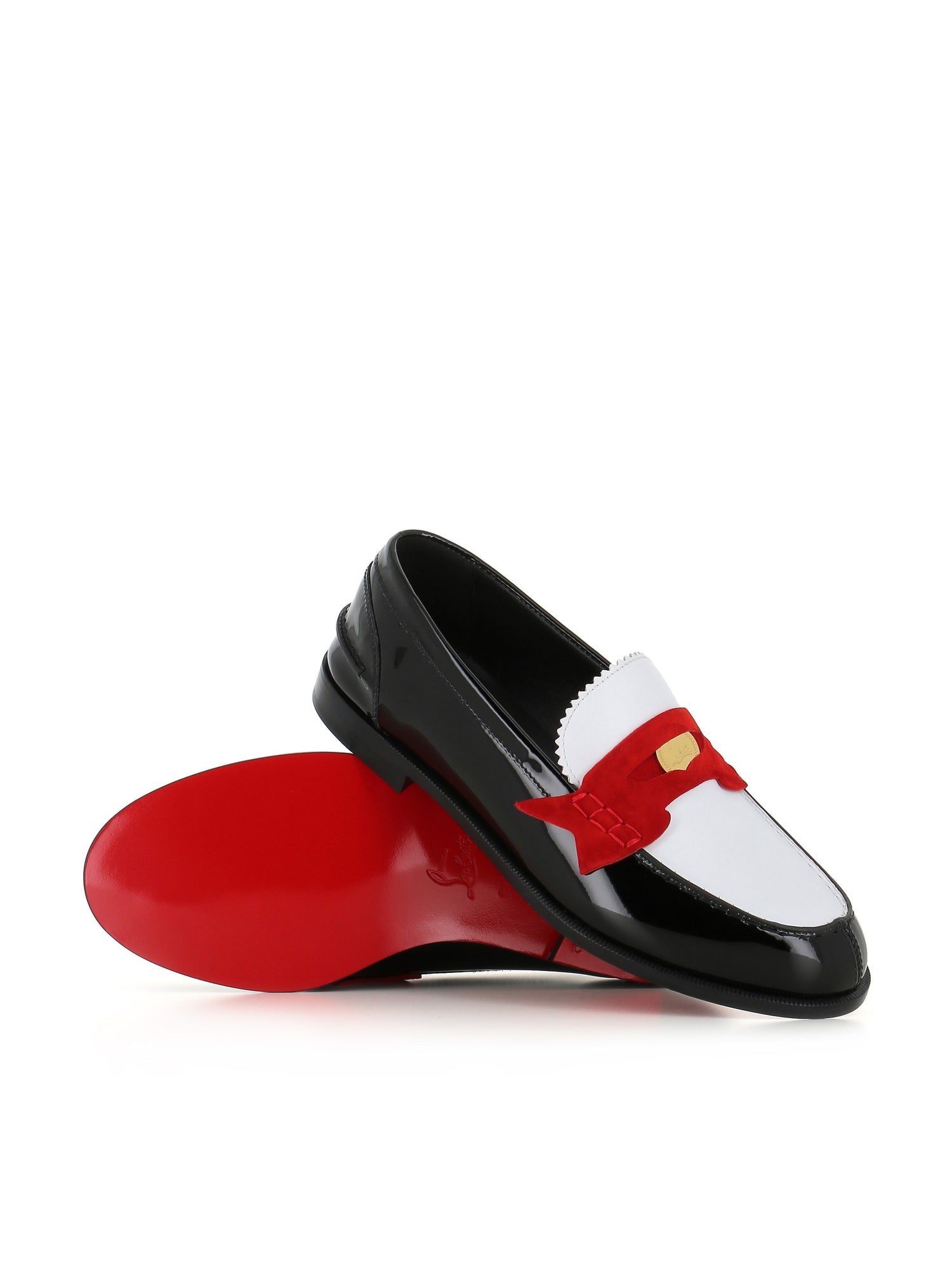  Loafer Penny Christian Louboutin Donna Bianco - 2