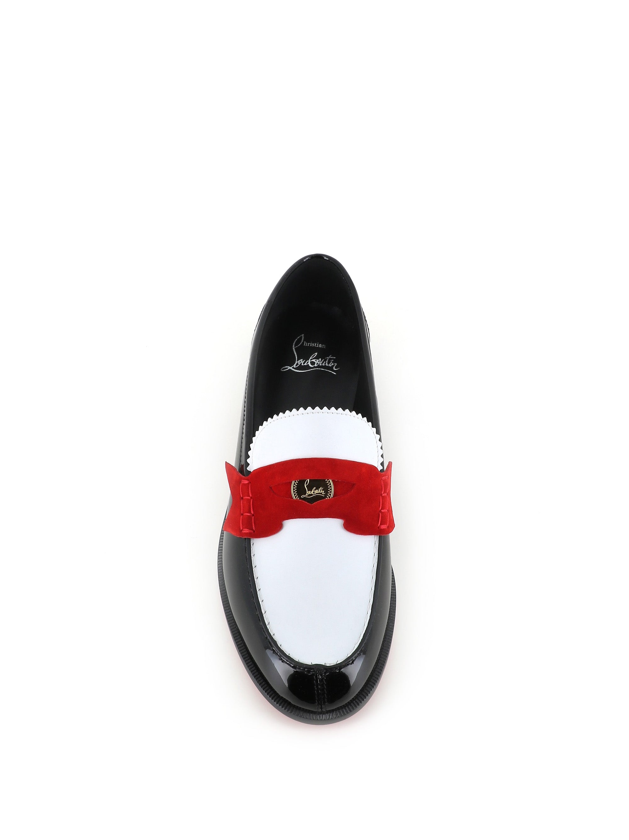  Loafer Penny Christian Louboutin Donna Bianco - 4