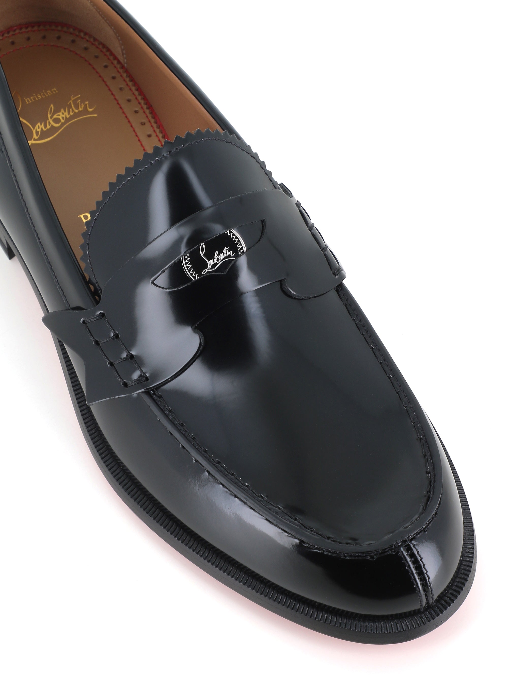  Loafer Penny Christian Louboutin Uomo Nero - 5