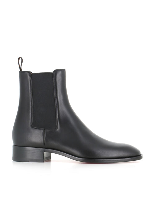 Christian Louboutin Chelsea Samson Flat Nero Uomo