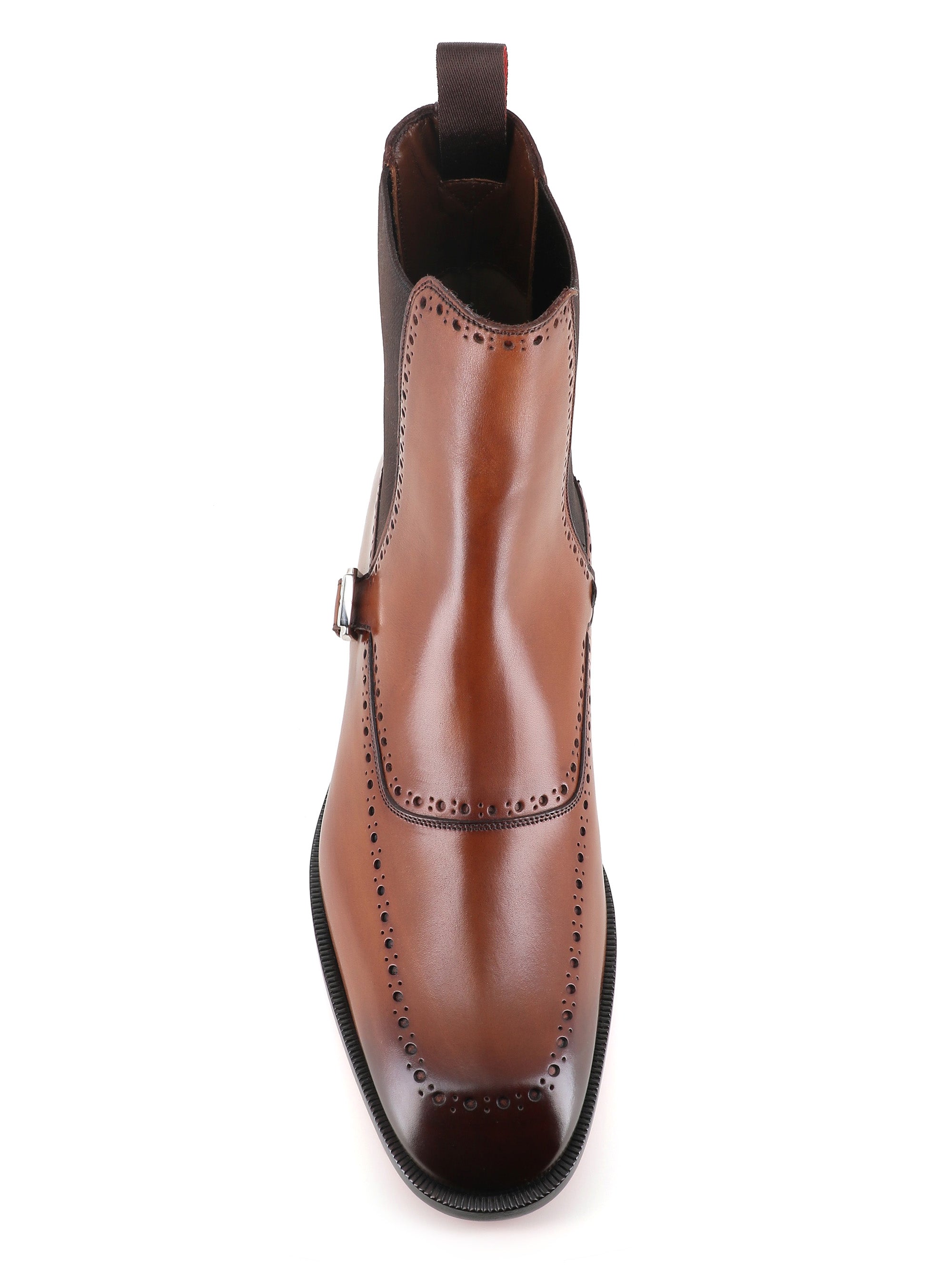  Christian Louboutin Chelsea Sartosea Flat Marrone Uomo - 4