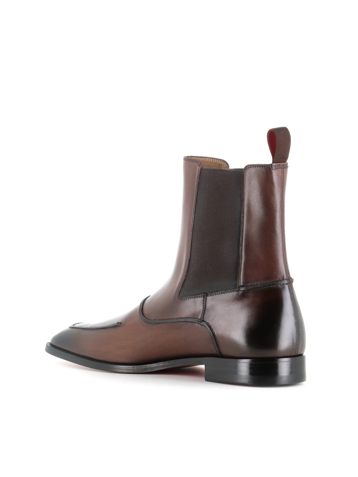  Christian Louboutin Chelsea Serchelsea Flat Marrone Uomo - 4