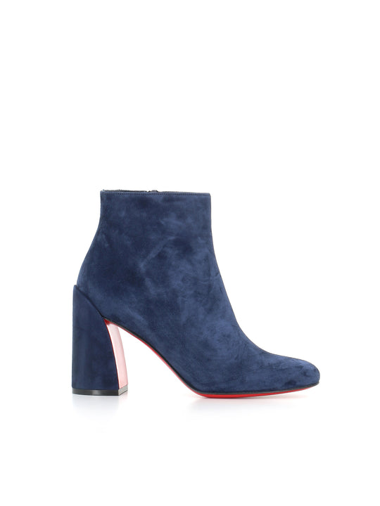 Christian Louboutin Stivaletto Turela 85 Blu Donna