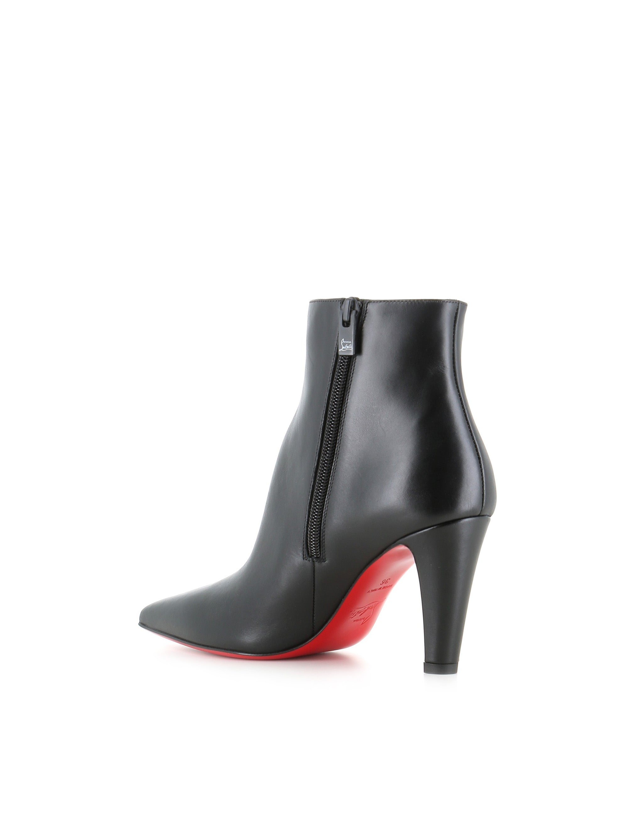  Ankle Boot Vibella Booty 85 Christian Louboutin Donna Nero - 4