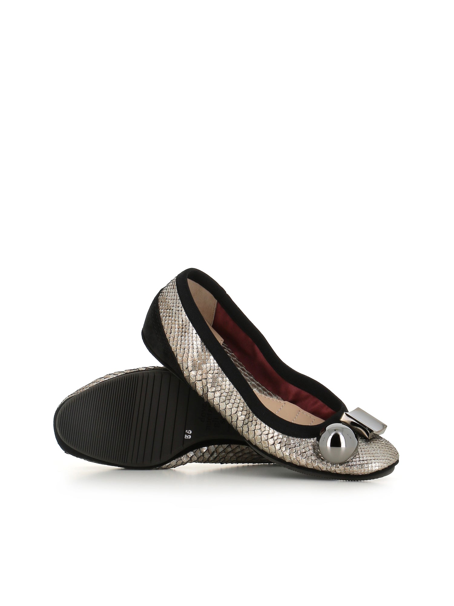  Dove Nuotano Gli Squali Ballerina Becky Argento Donna - 2