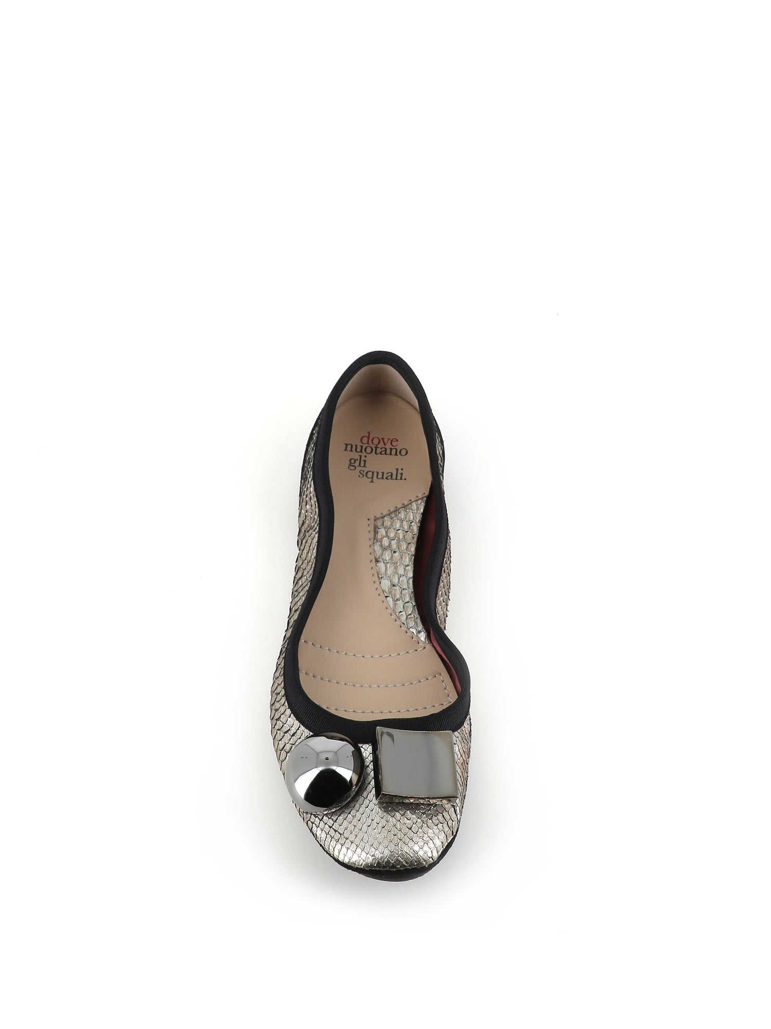  Dove Nuotano Gli Squali Ballerina Becky Argento Donna - 4