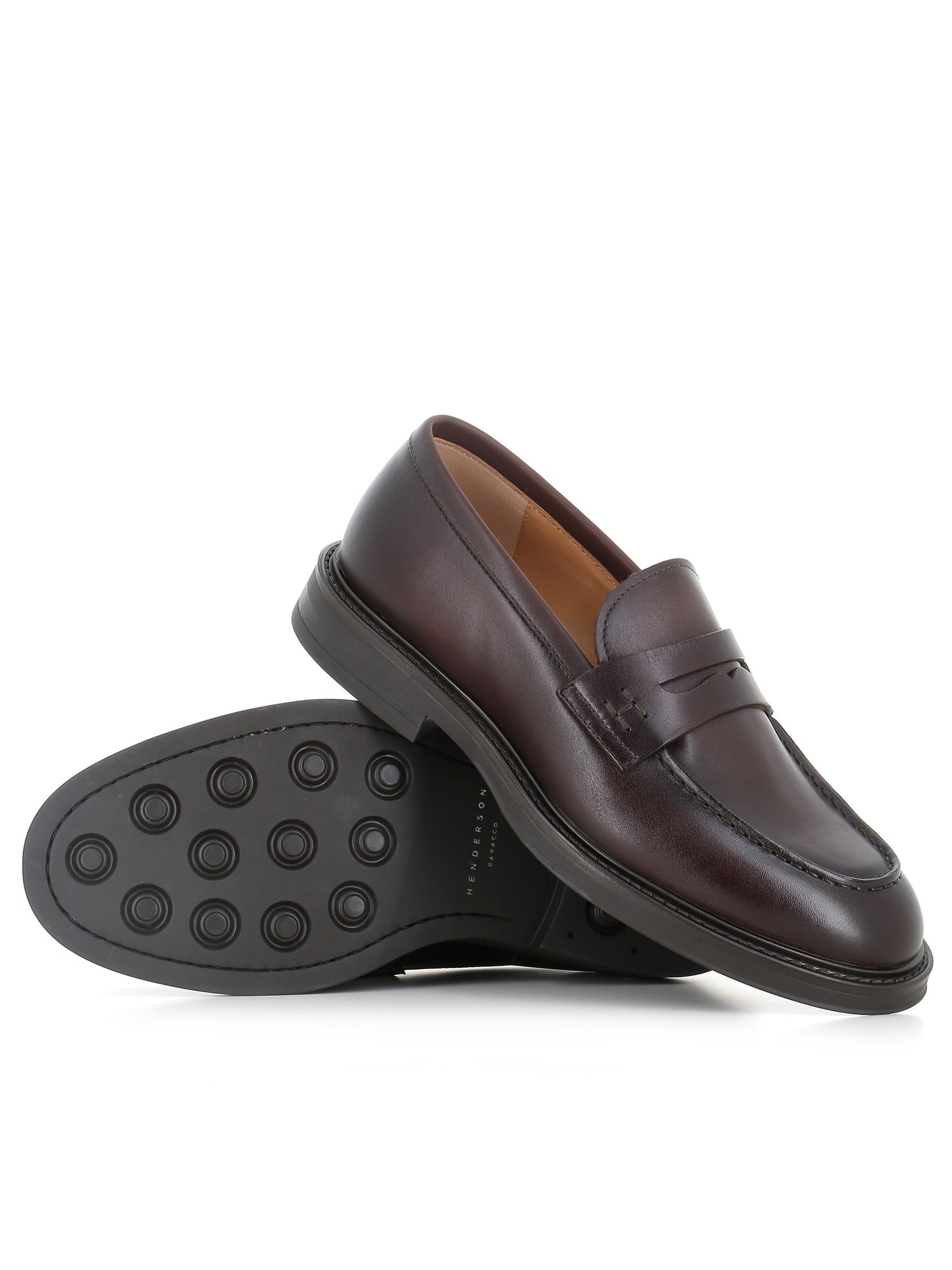  Loafer 84404.p.0 Henderson Baracco Uomo Marrone - 2