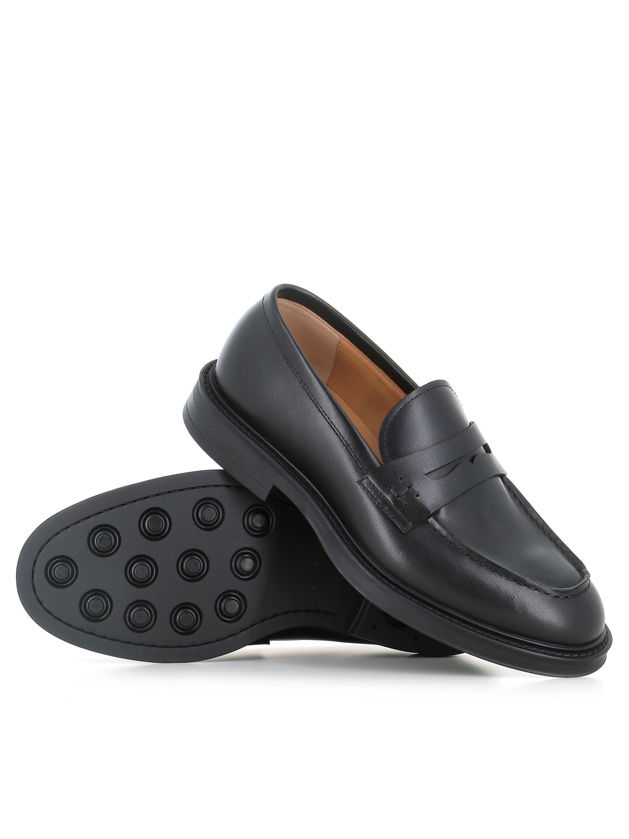  Loafer 84404.p.1 Henderson Baracco Uomo Nero - 2