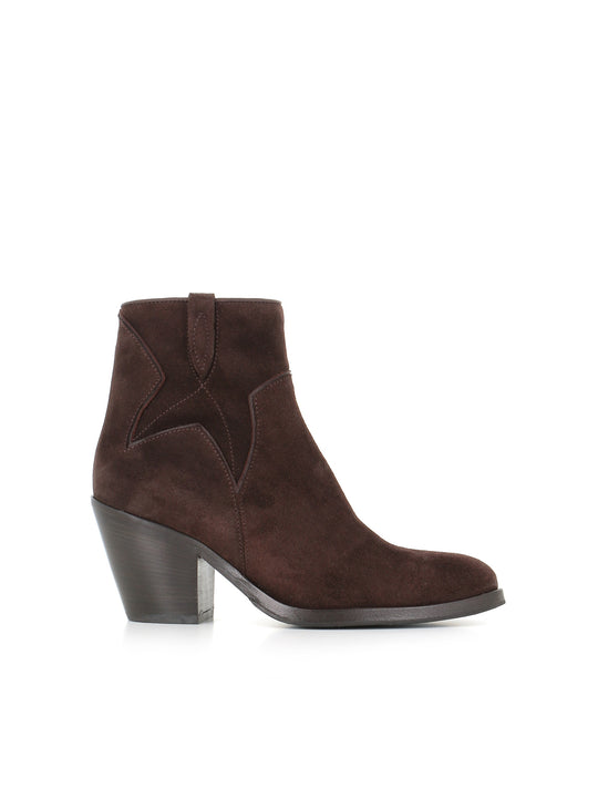 London Stivaletto Marrone Donna