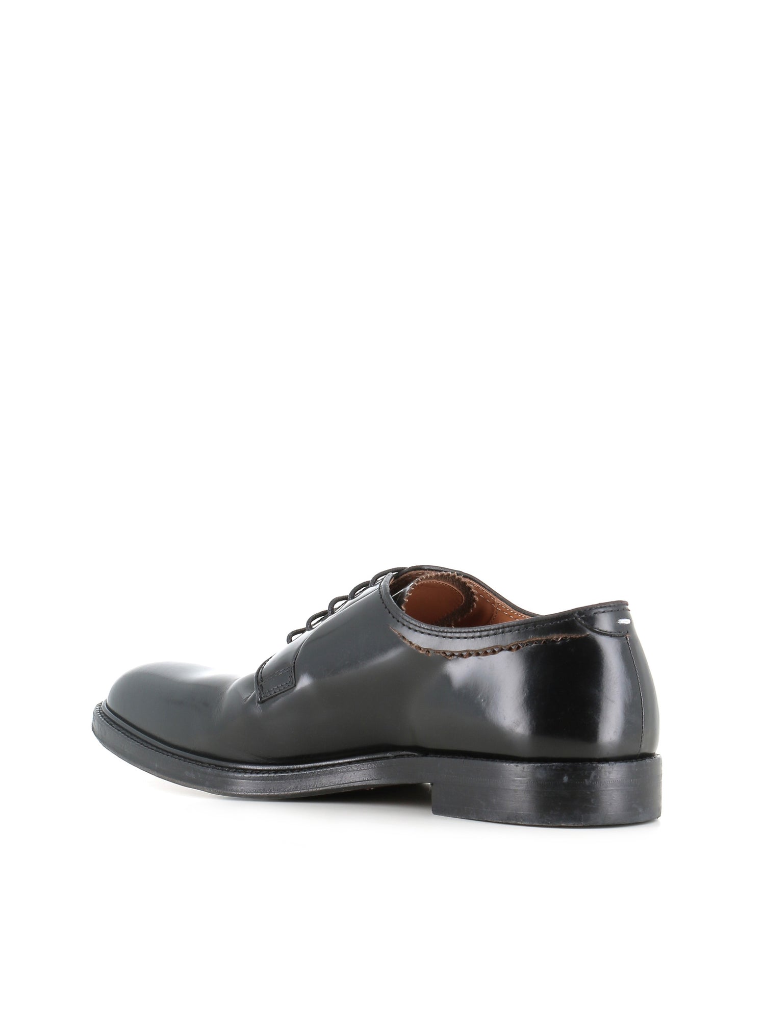  Maison Margiela Derby Cut Nero Uomo - 4